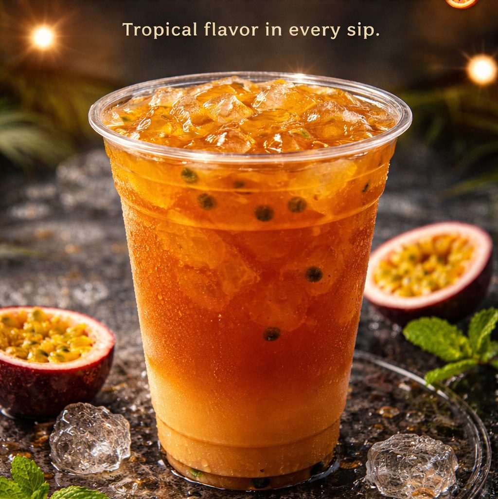Passion fruit Thai Tea.
