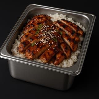 Chicken Teriyaki Half pan serves 10 people