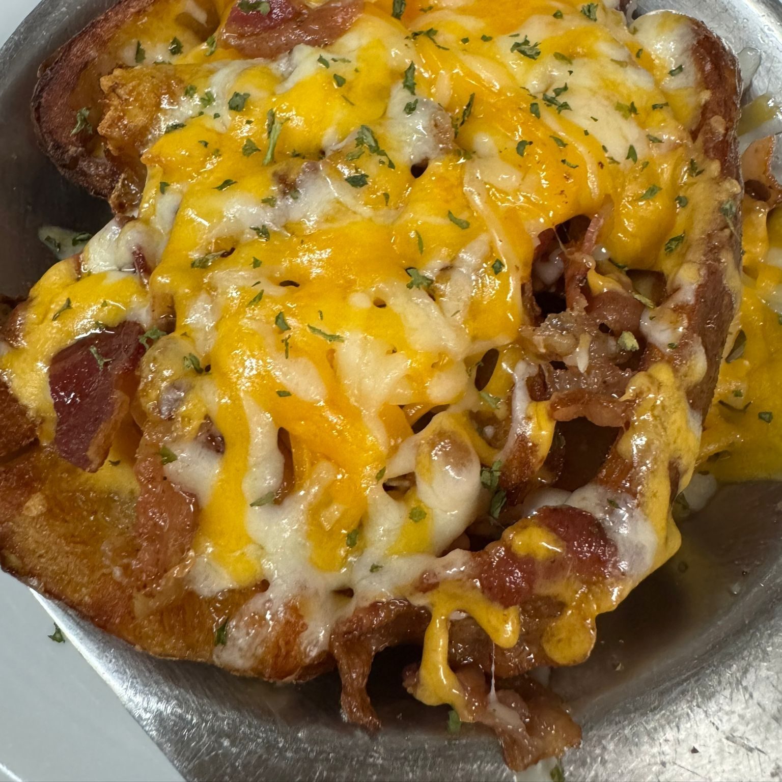 Stuffed Potato Skin.