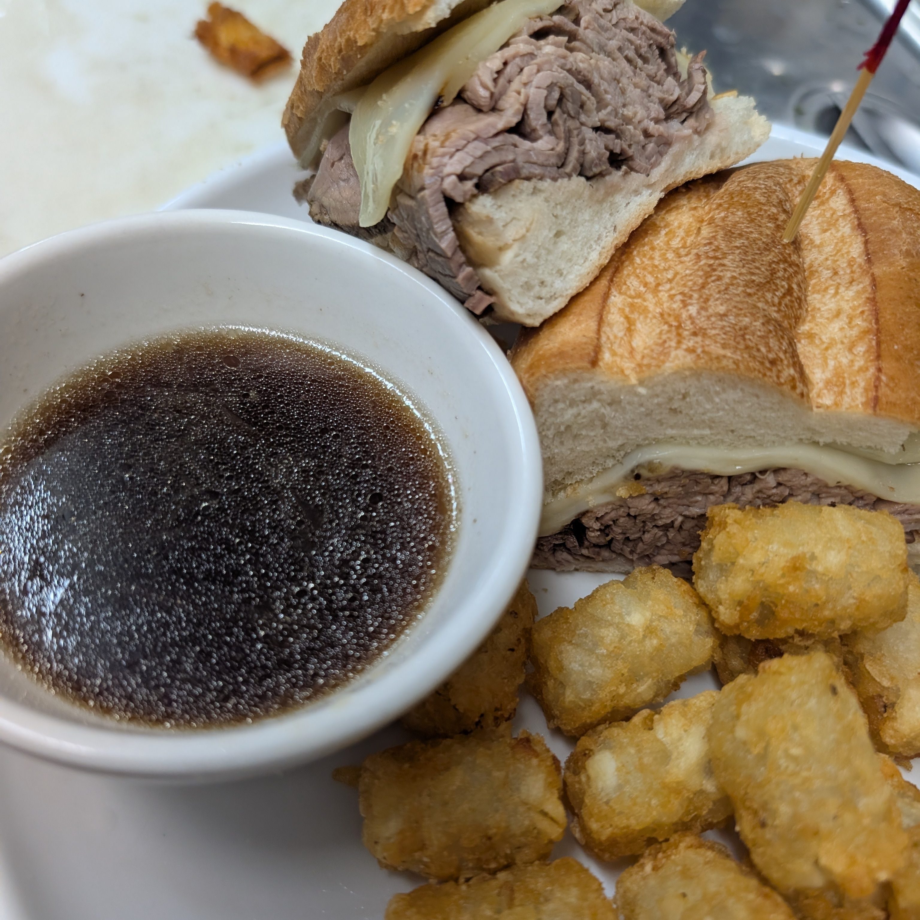 French Dip Sandwich.
