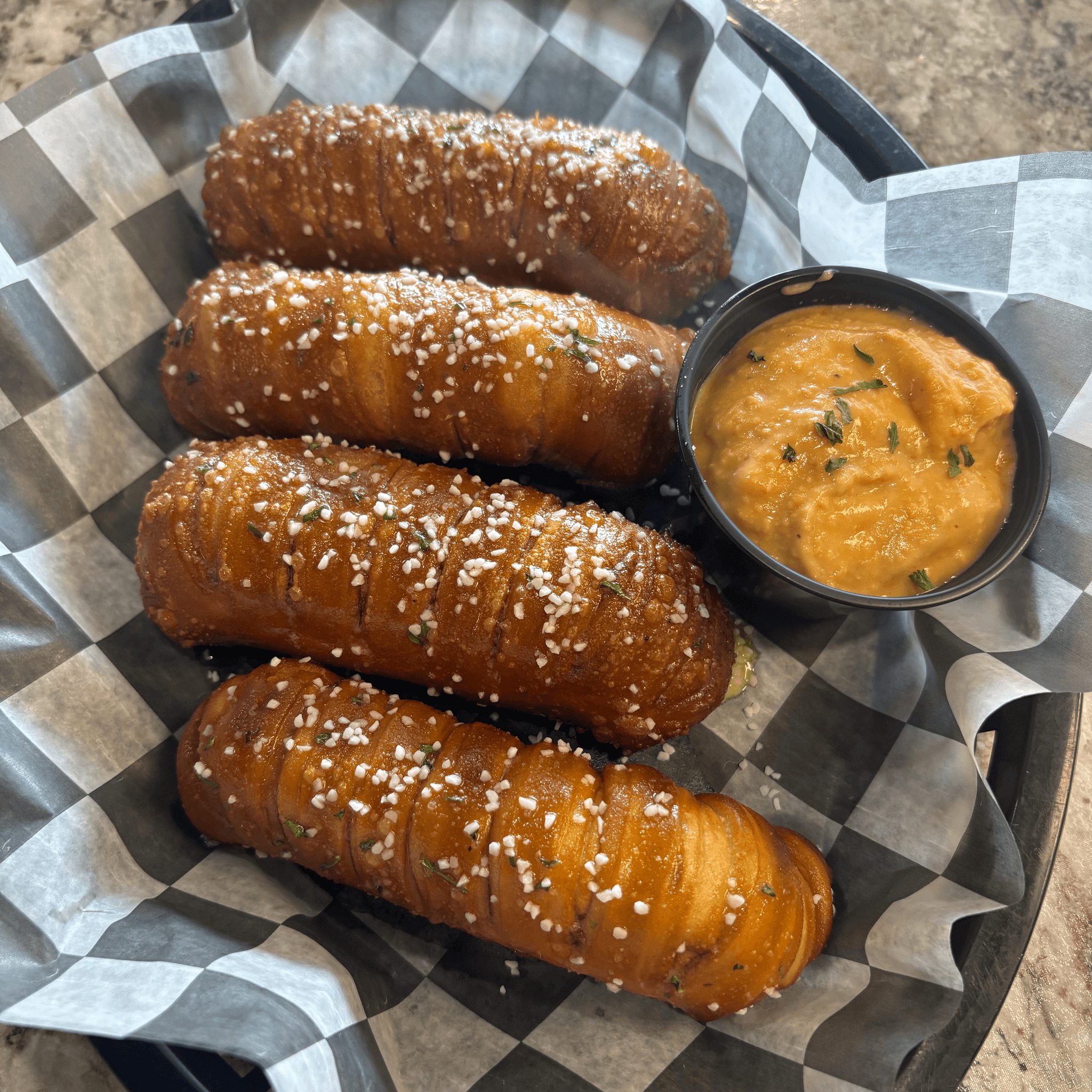 Bavarian Pretzel Sticks.