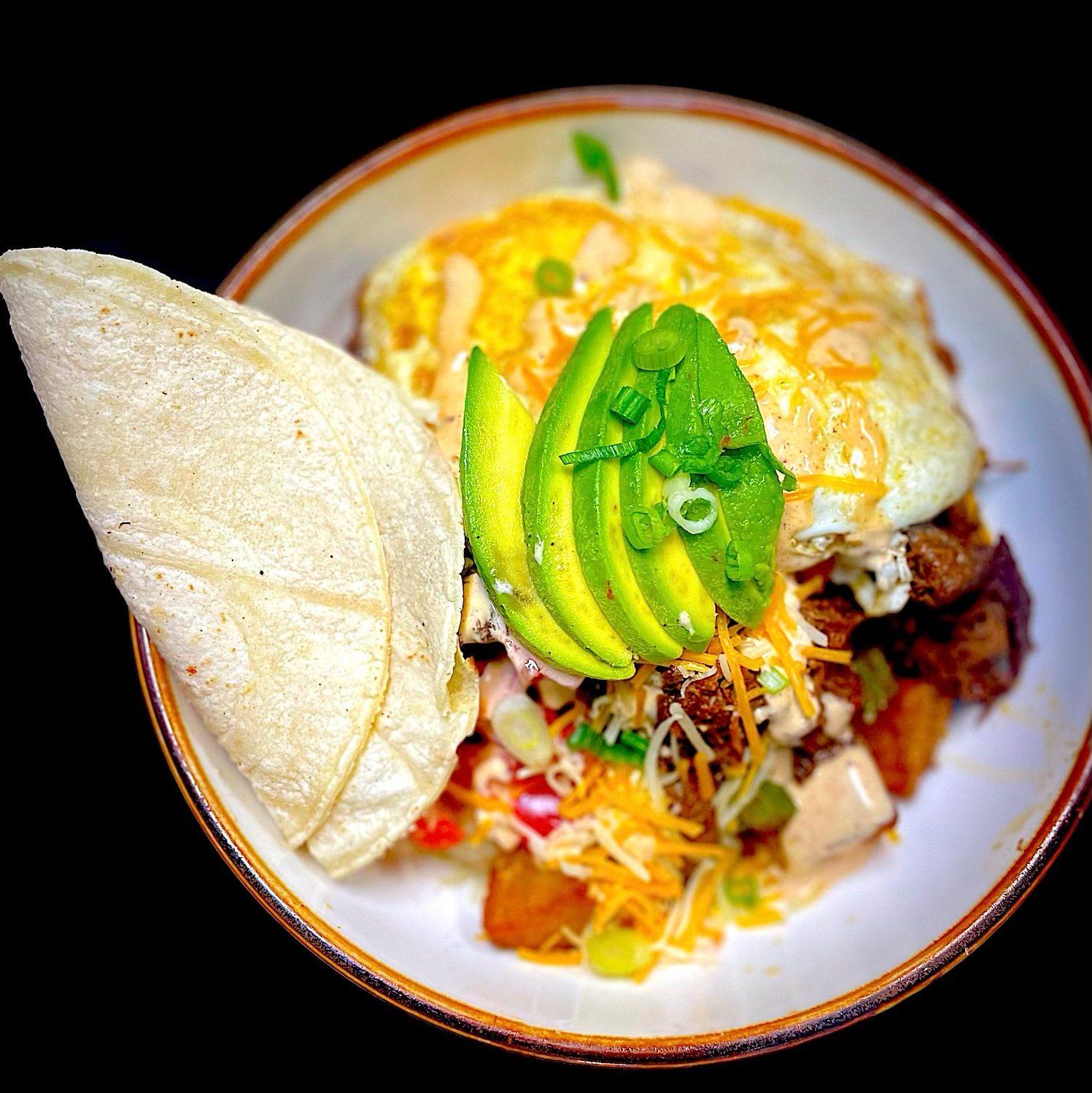 Chorizo Huevos Rancheros Skillet.