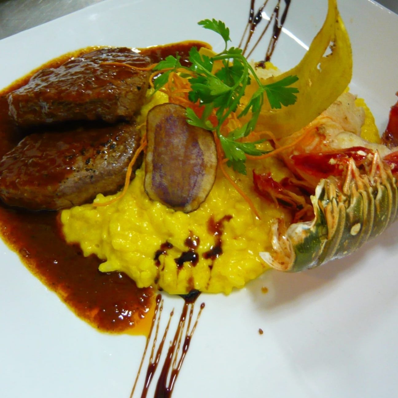 Risotto Mar Y Tierra.