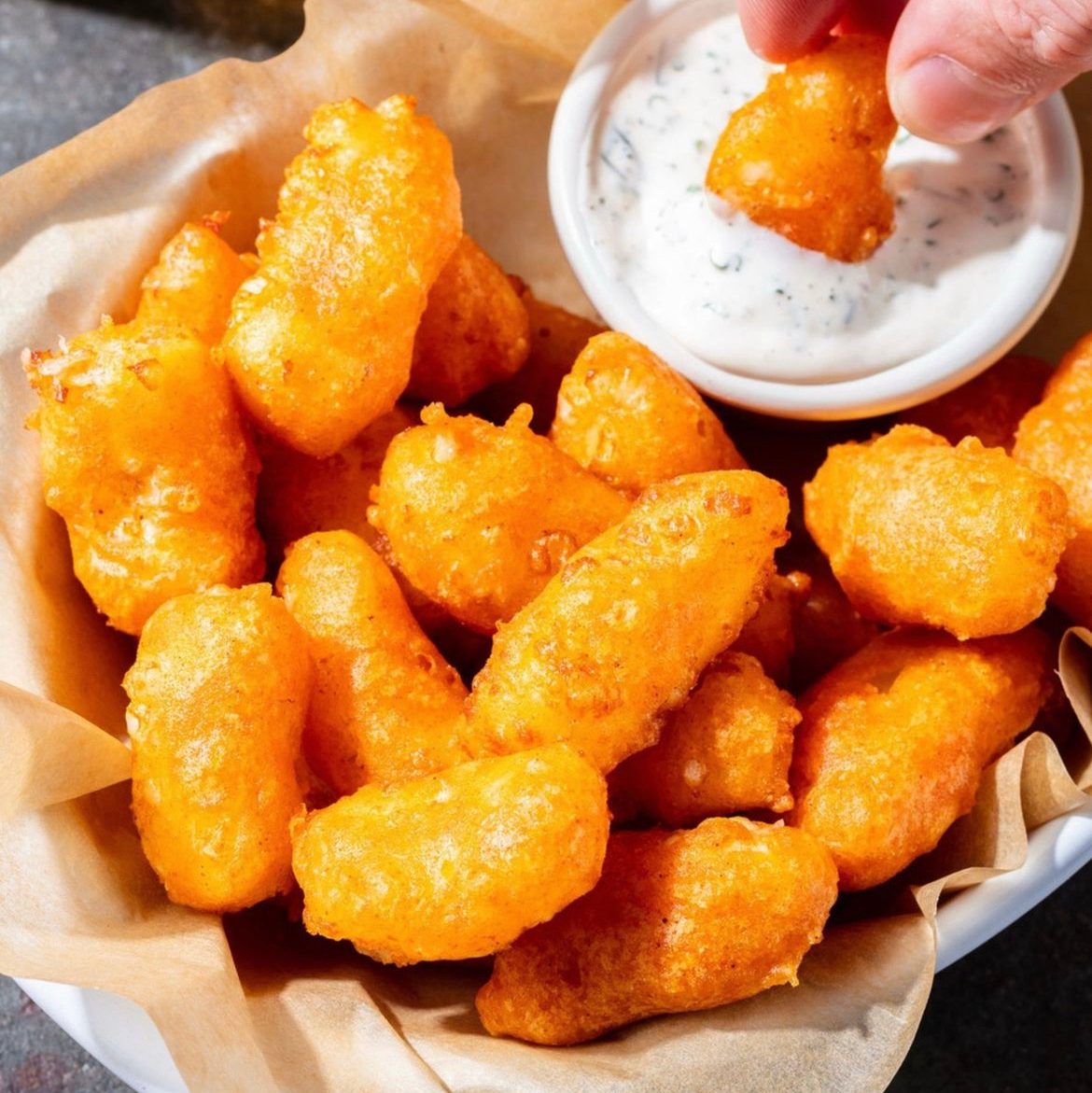 Cheese Curds.