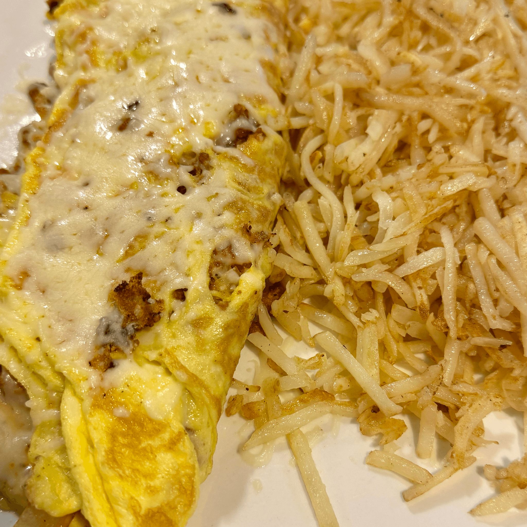 Omelette Ham and Cheese.