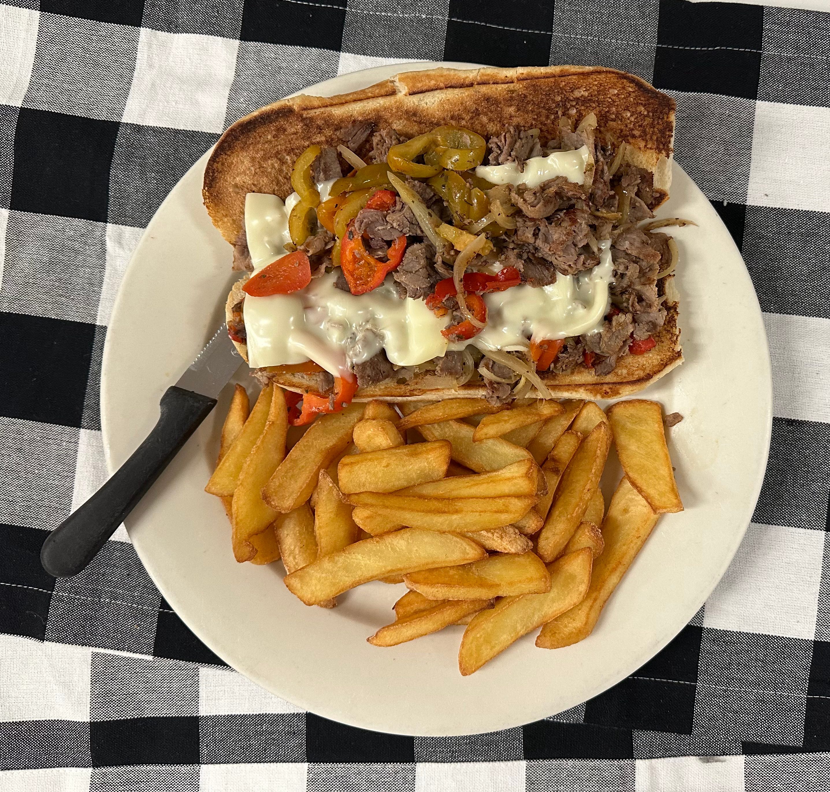 Philly Steak Sandwich.