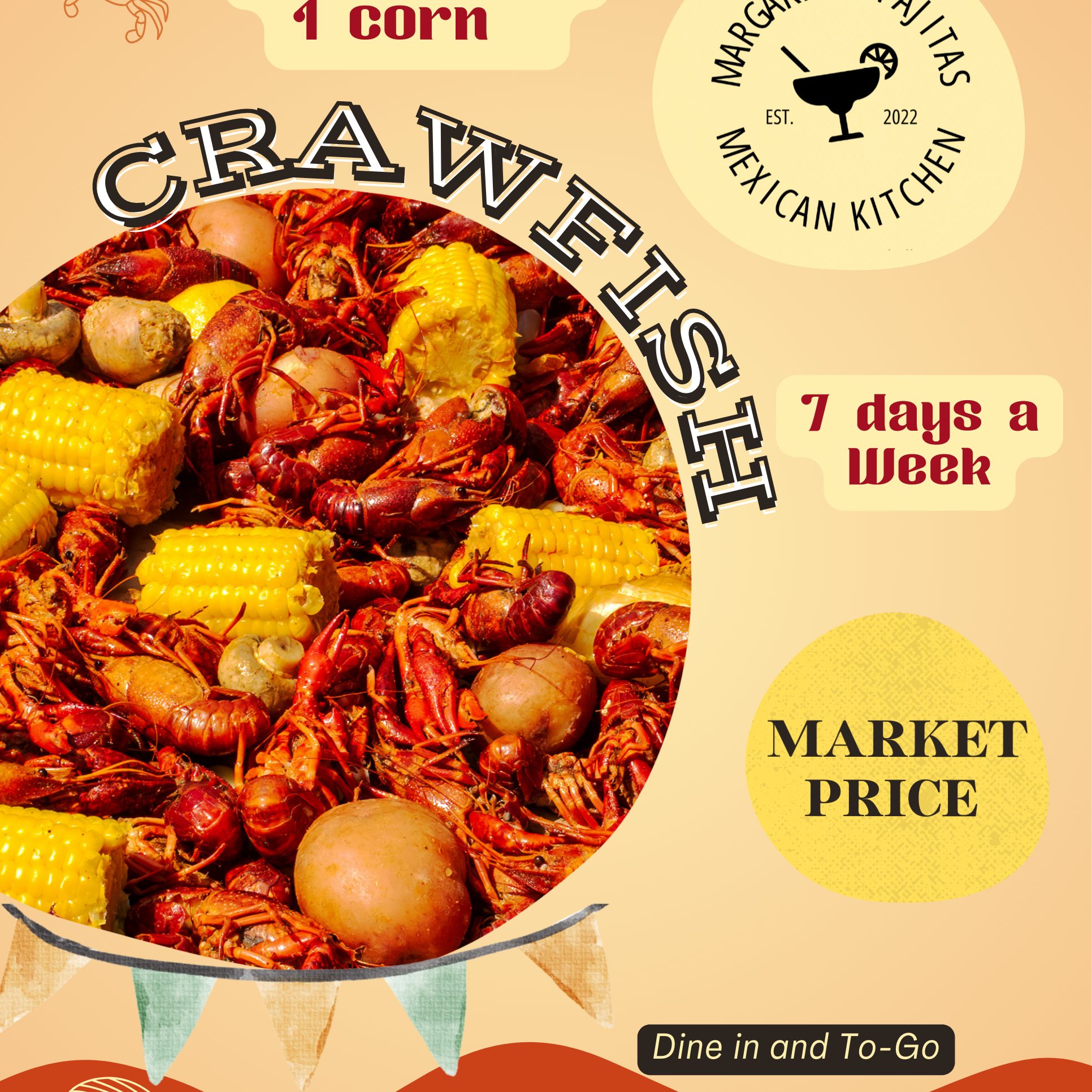 5 pounds of crawfish 🦞.