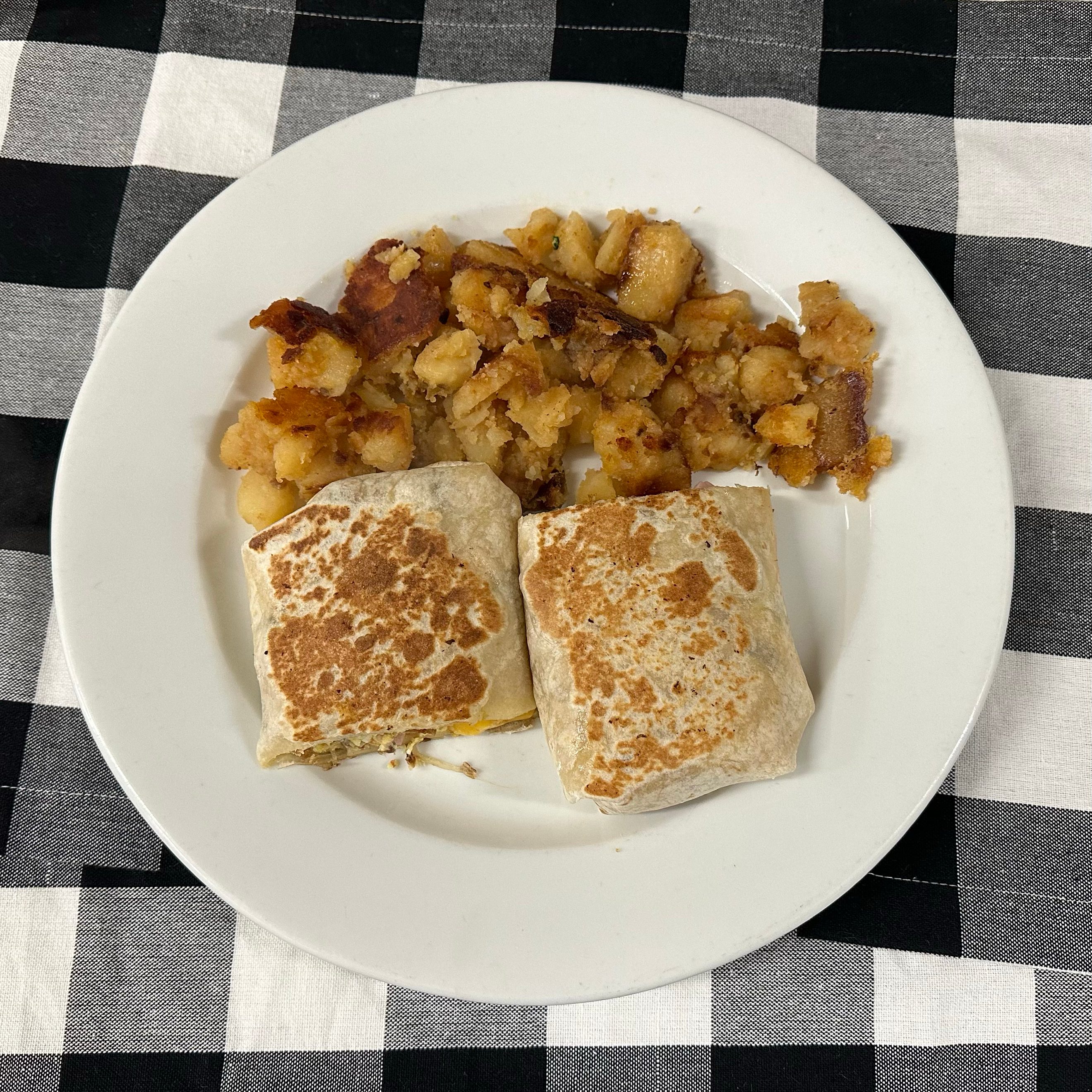 3 Eggs Breakfast Burrito.