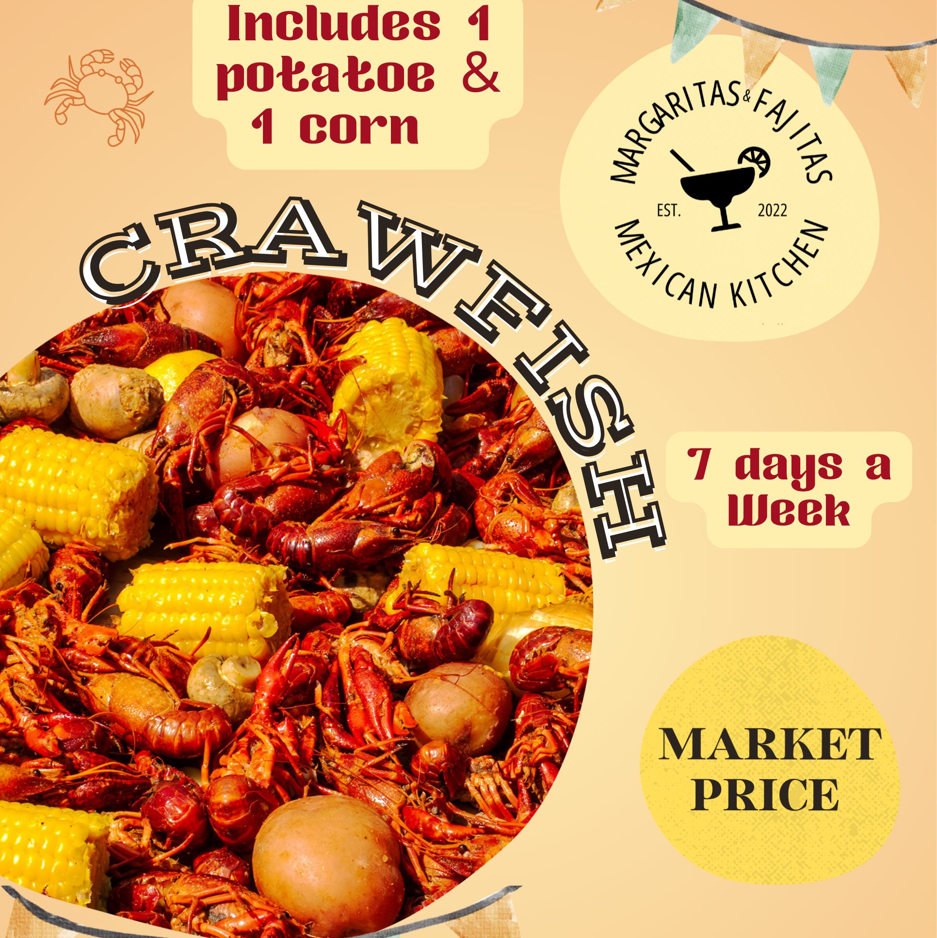 2 pounds of Crawfish 🦞.