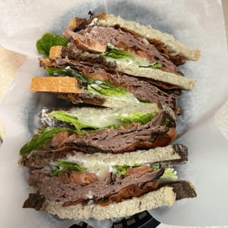 Roast Beef Club Sandwich