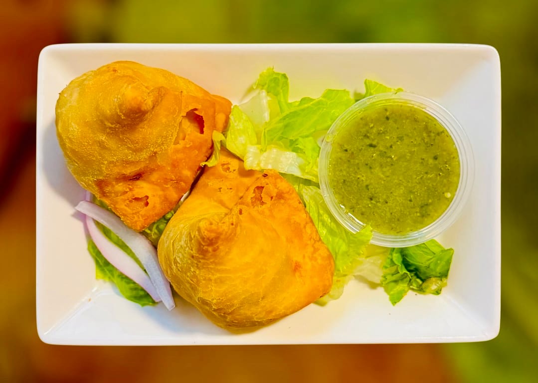Vegetable Samosas.