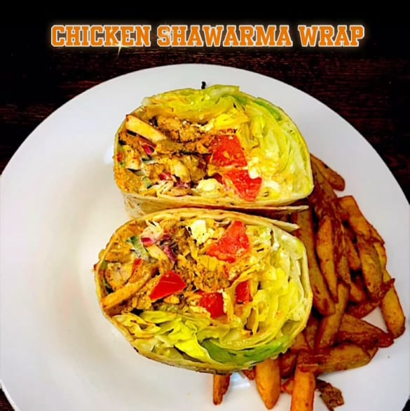 Chicken Shawarma Wrap.