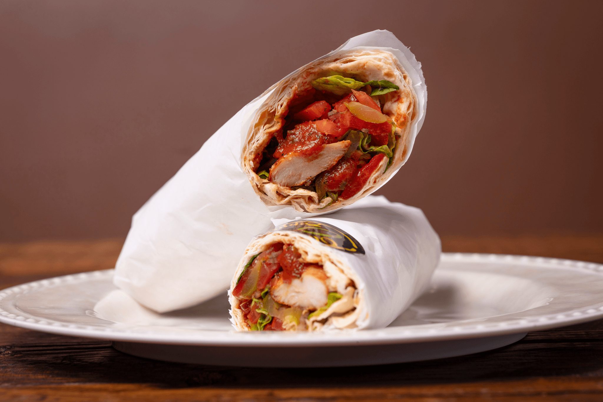 #7) Lamb Kebab Wrap.