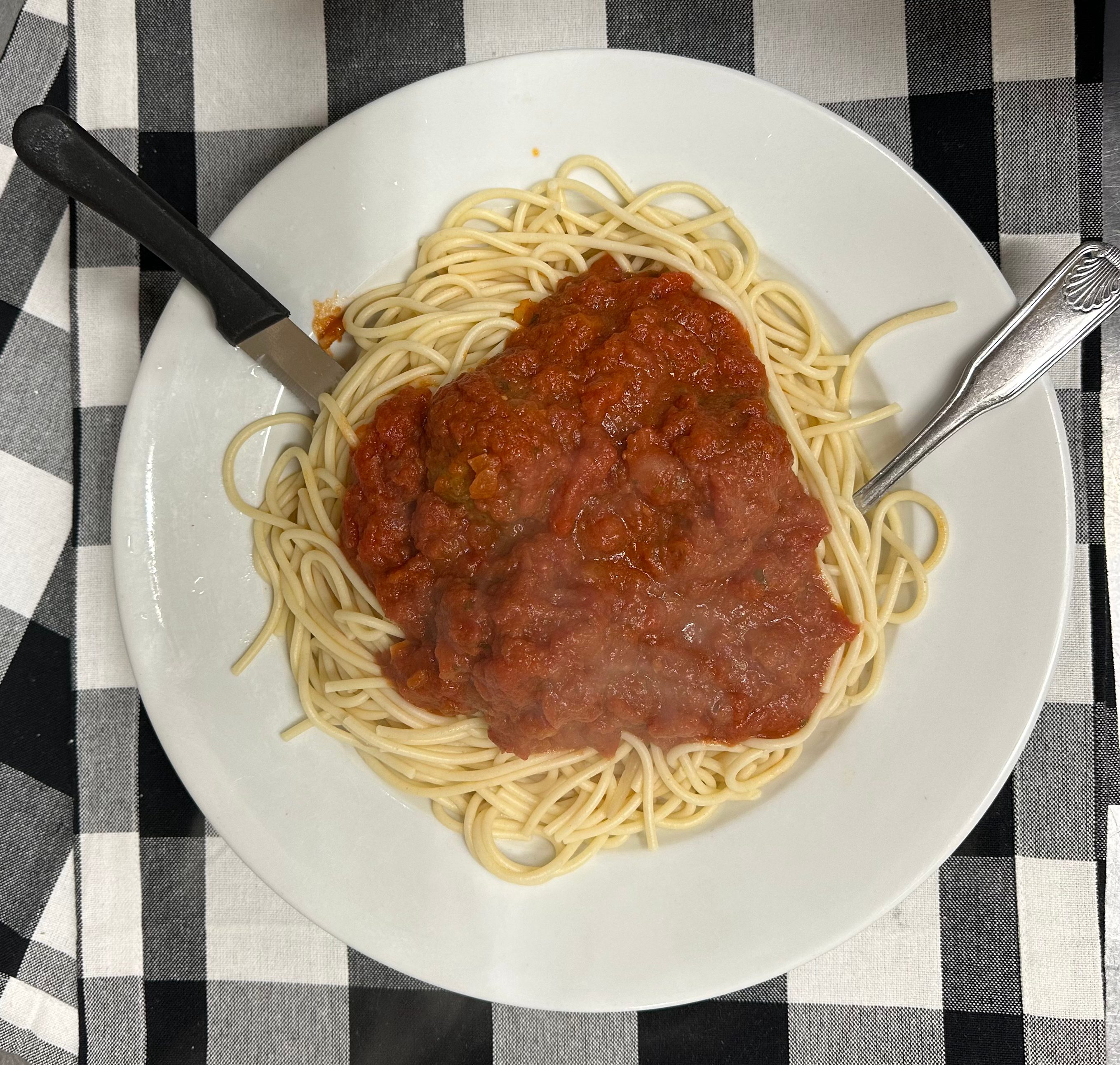 Spaghetti & Meatballs (3) Dinner.