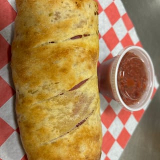 Ham and cheese Stromboli