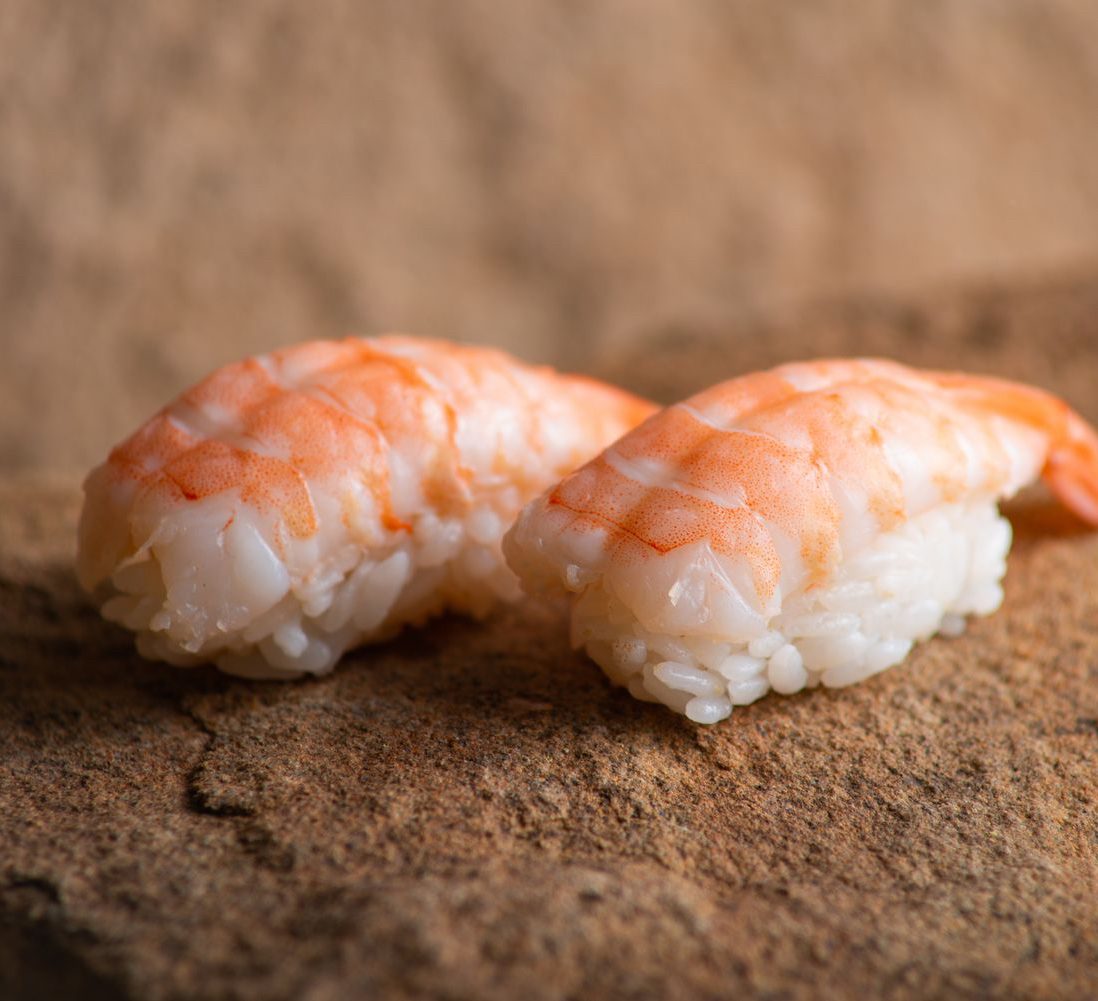 Shrimp Sushi.