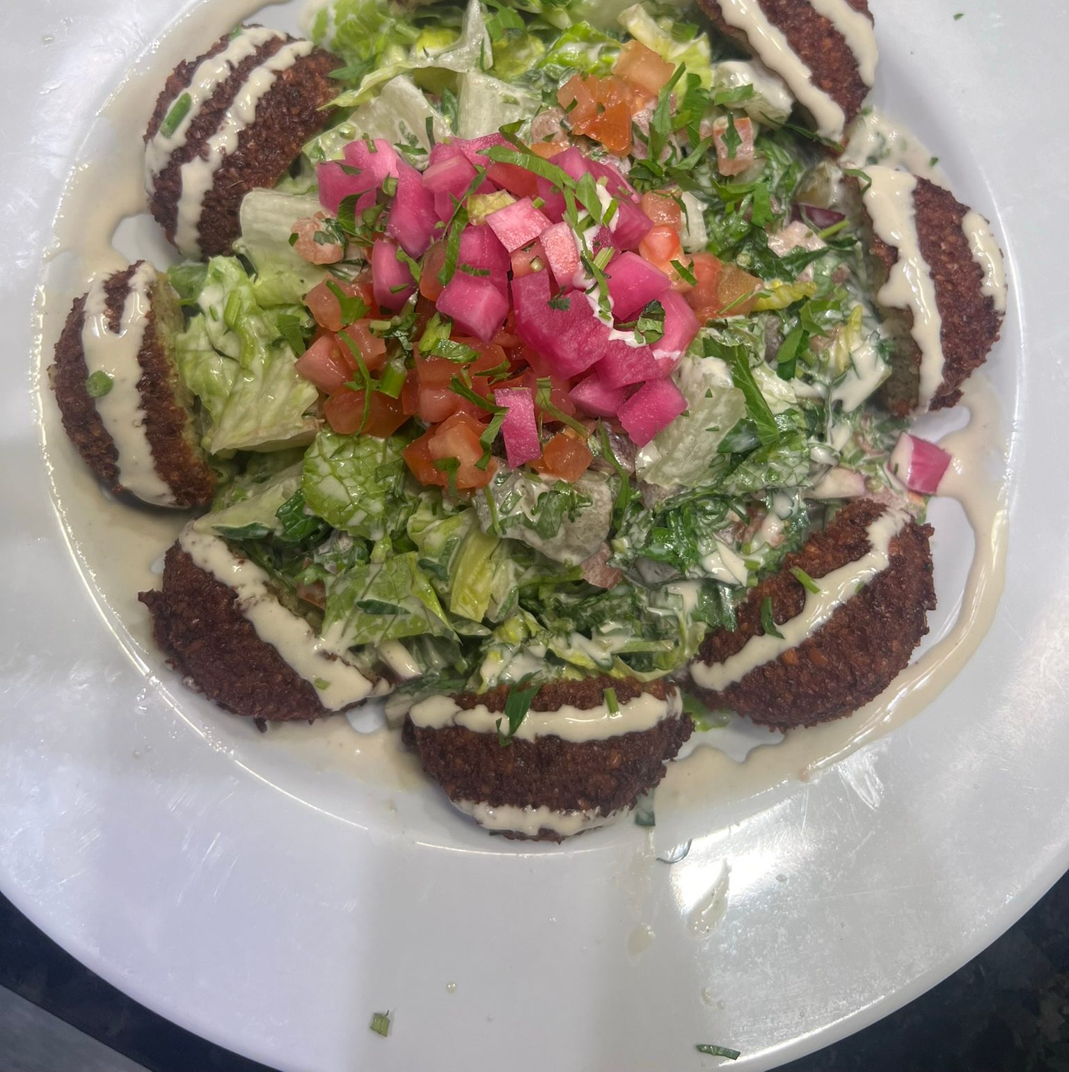 Falafel Salad.