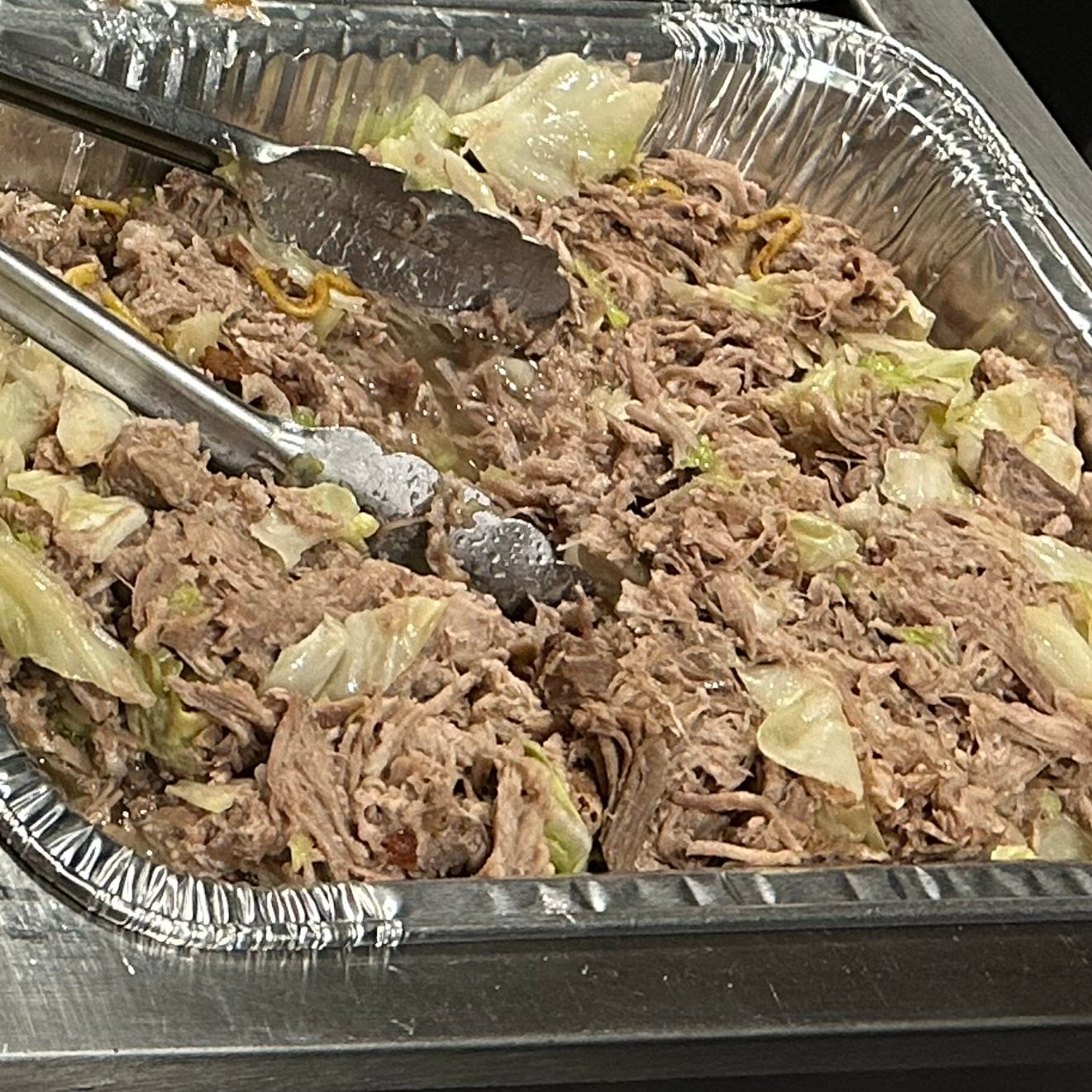 Kalua Pig & Cabbage Full Pan.