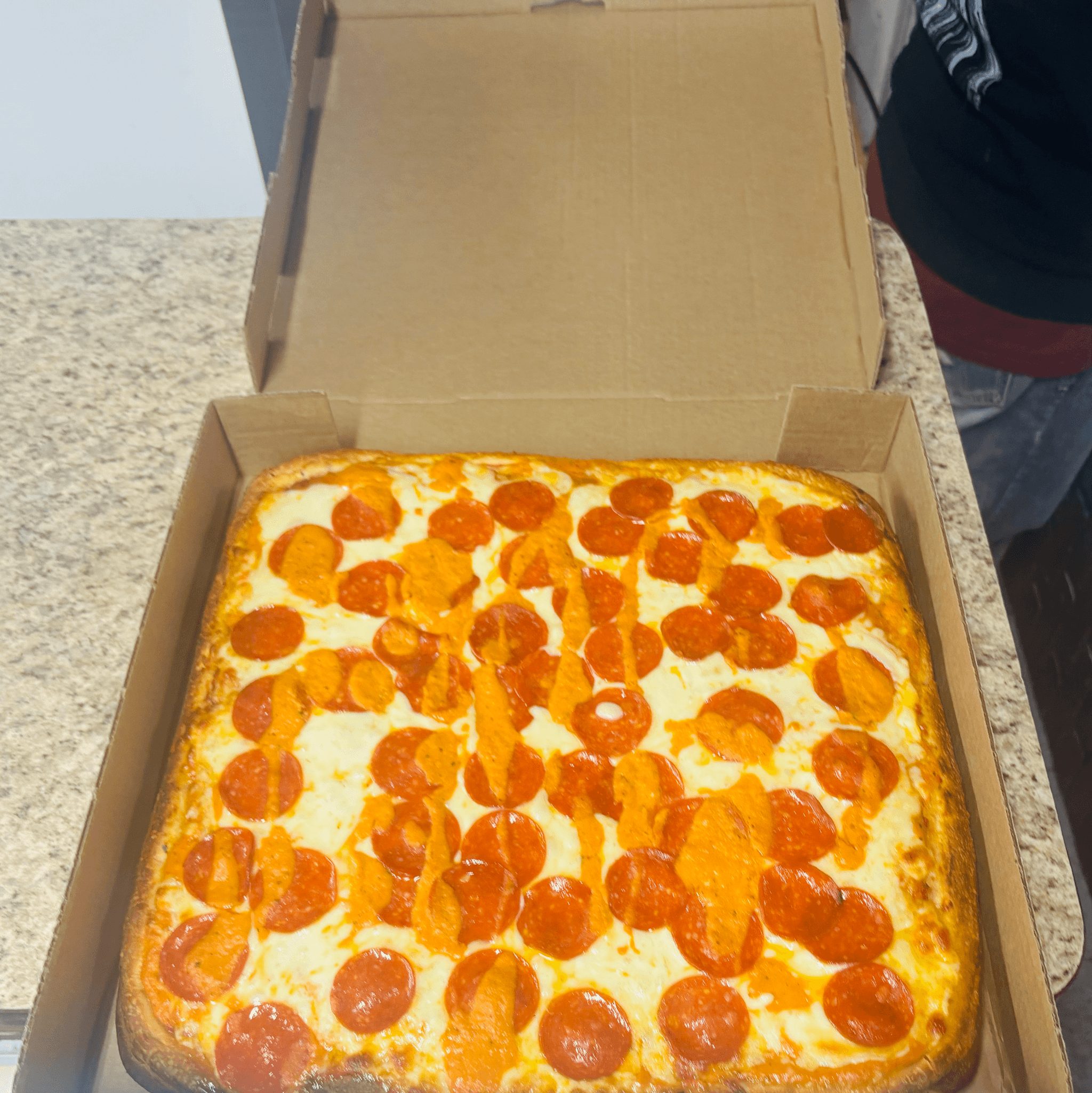 Sicilian Cheese Pizza (Whole).