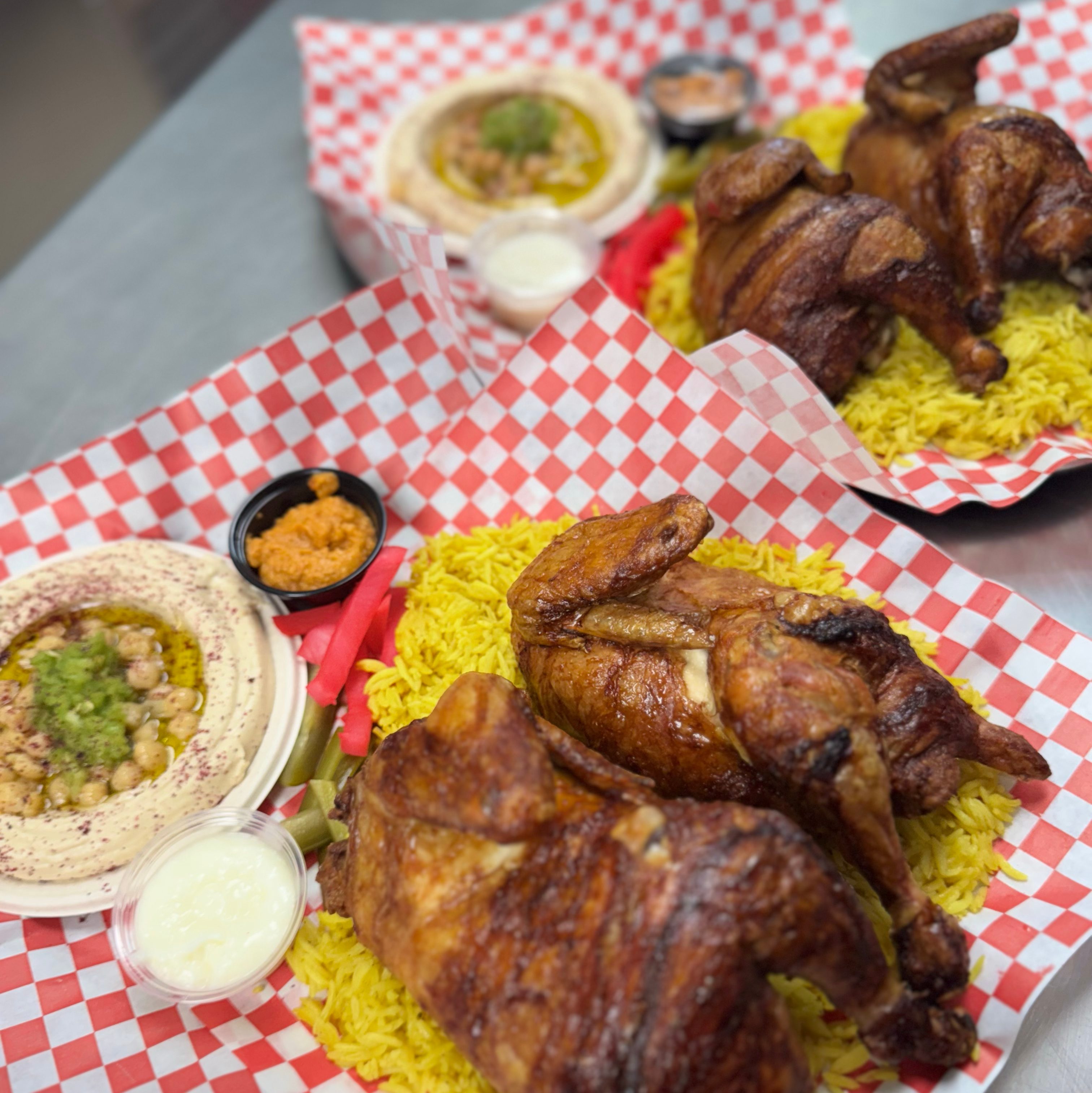 Whole Chicken Plate (1 hour wait time).