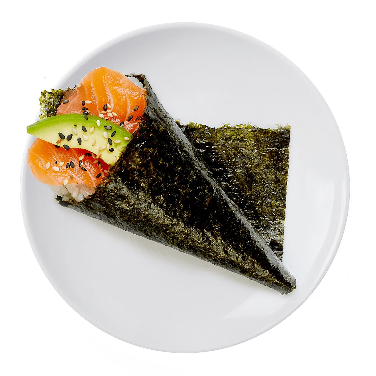 Salmon  Hand Roll.
