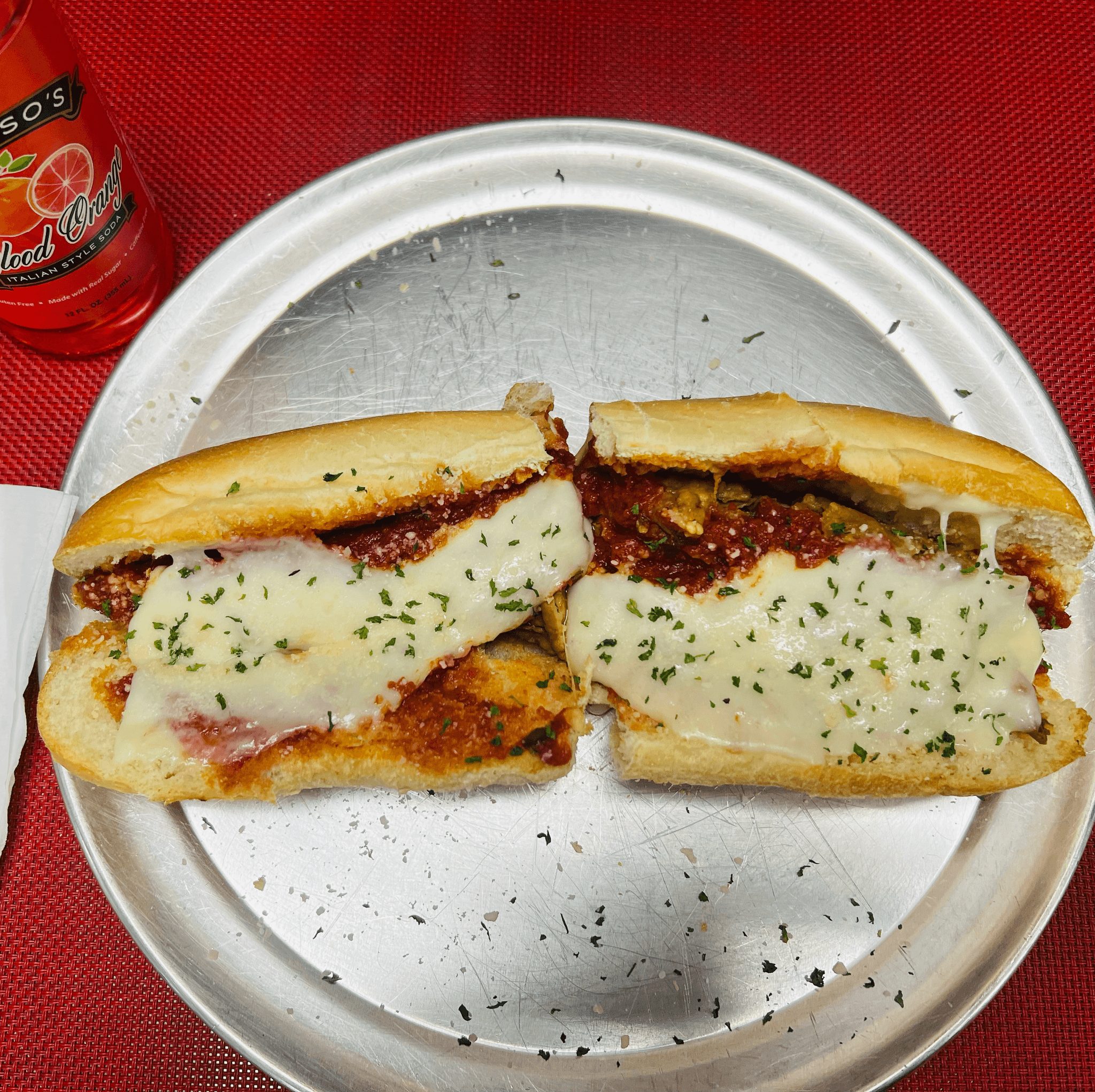 Eggplant Parm Sub.