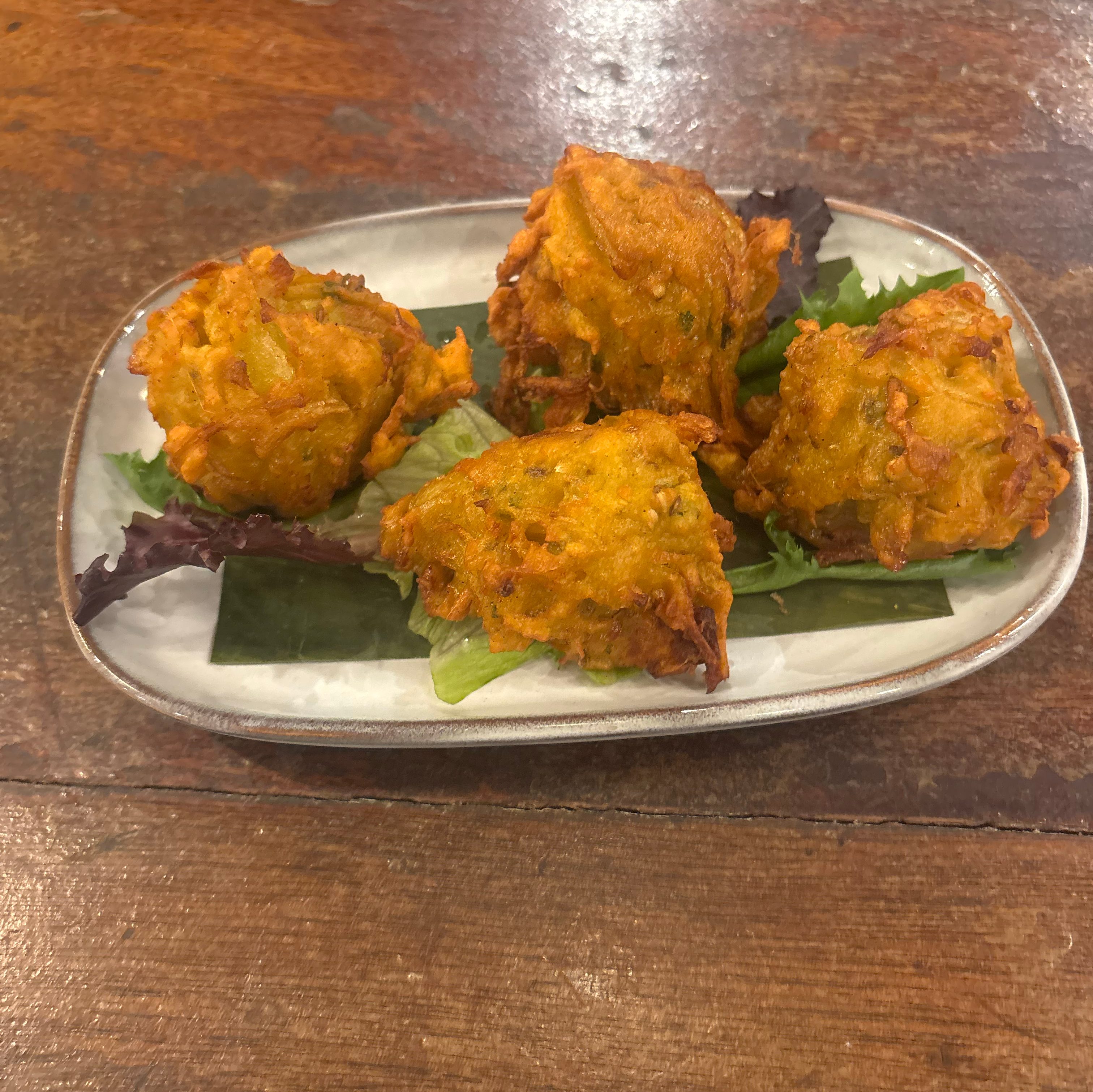 Onion Bhajias.