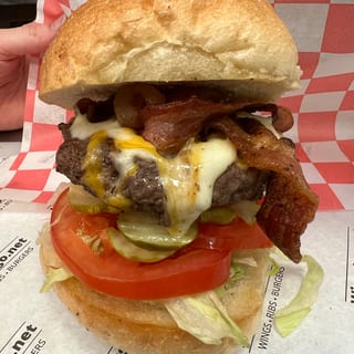3 Cheese & Bacon Burger