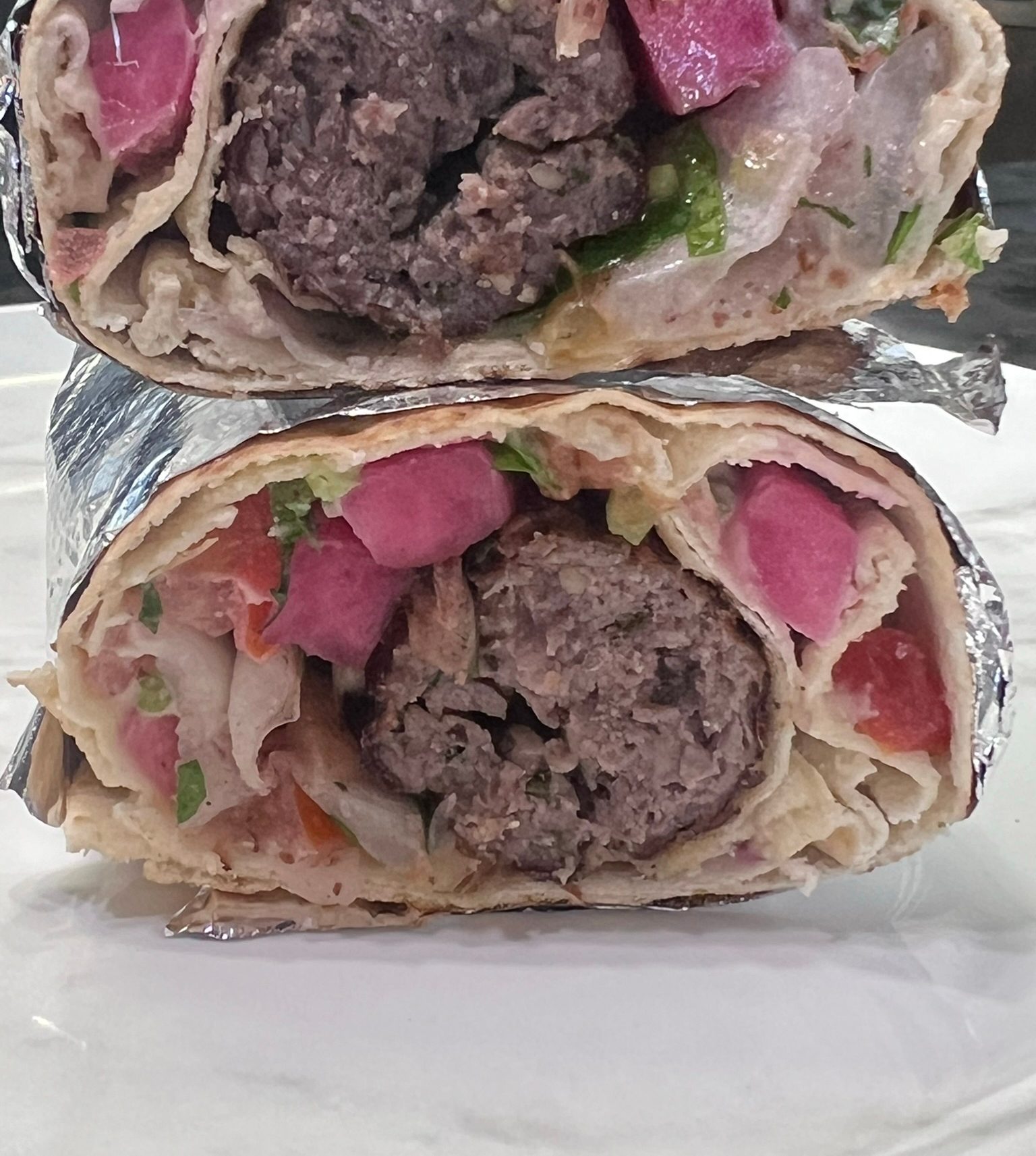 Kafta Kabob Wrap.