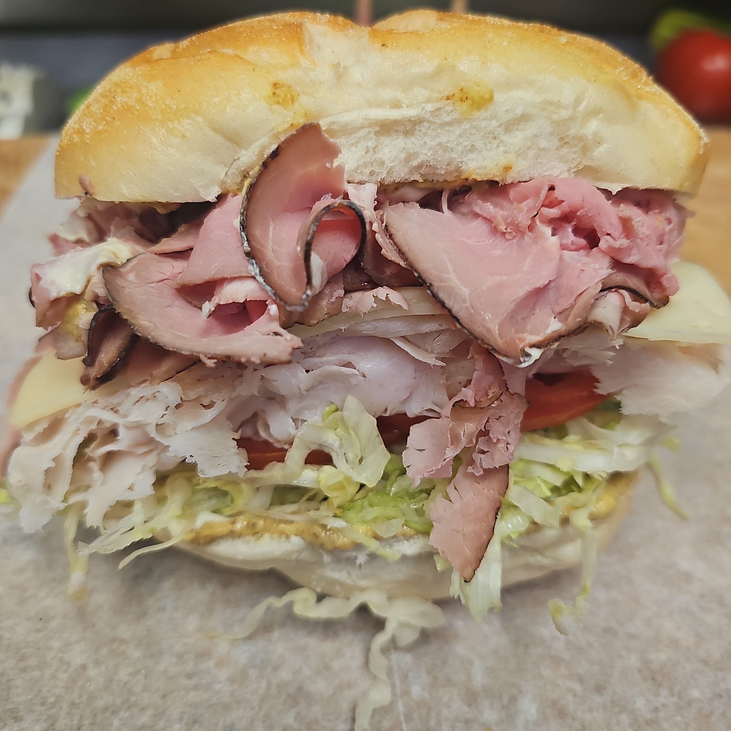 #20 Roast Beef, Turkey Breast Sandwich.