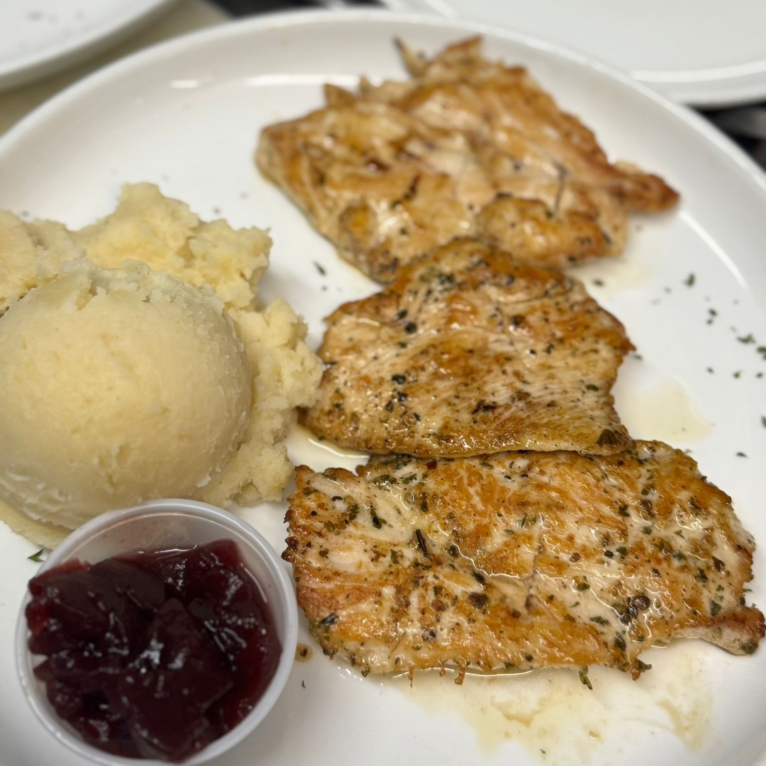 Grilled Chicken Breast Dinner.