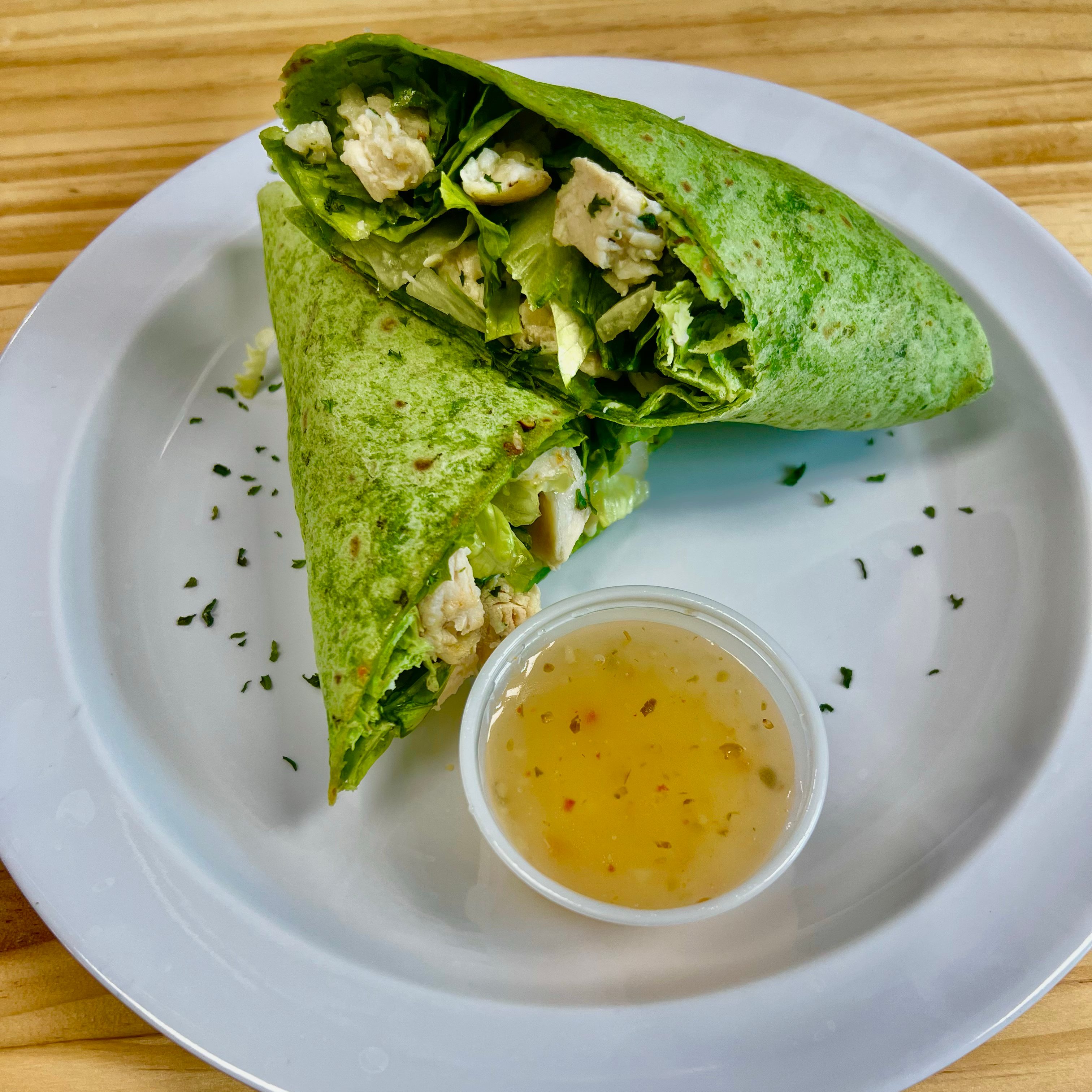 Chicken Caesar Wrap.