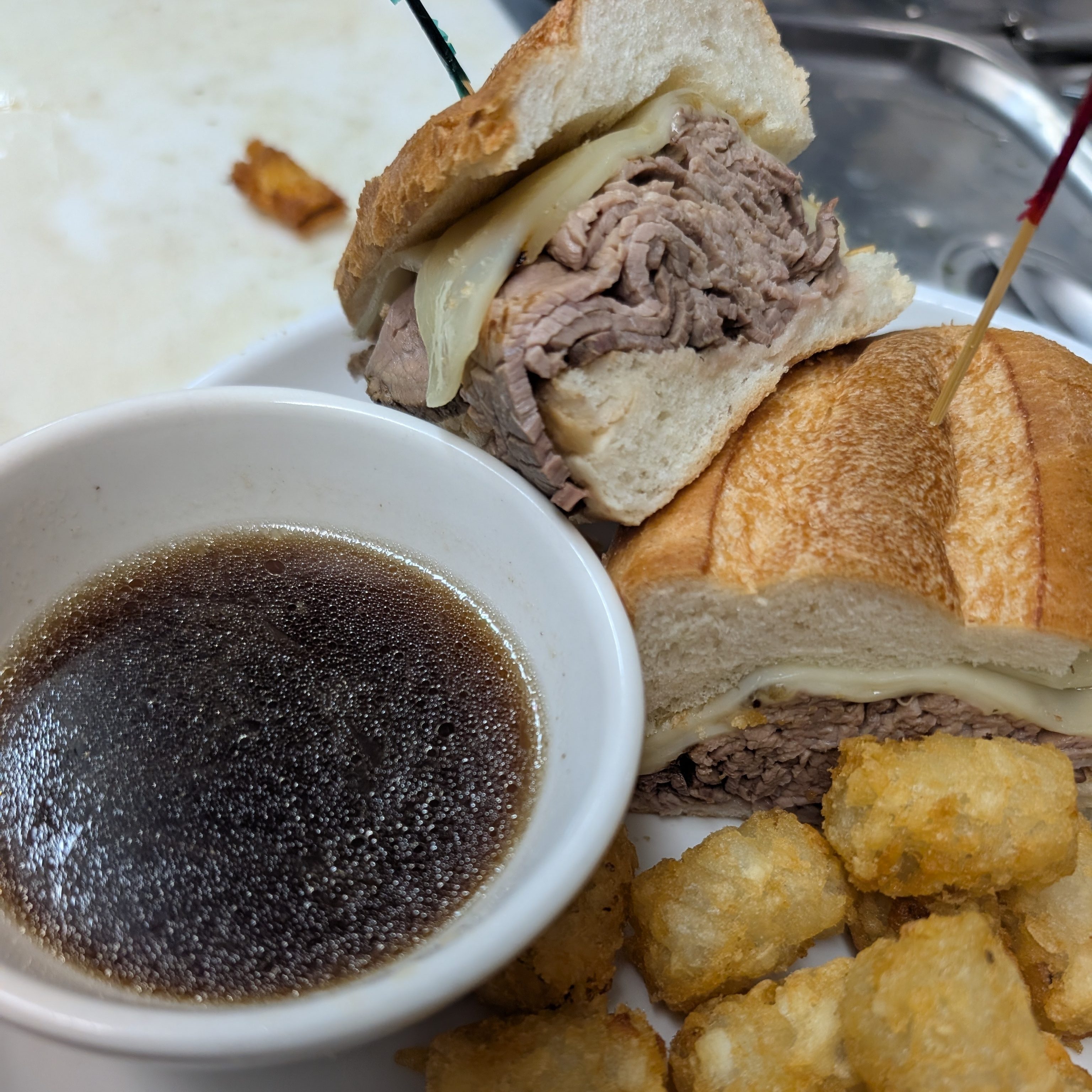 French Dip Paninis.