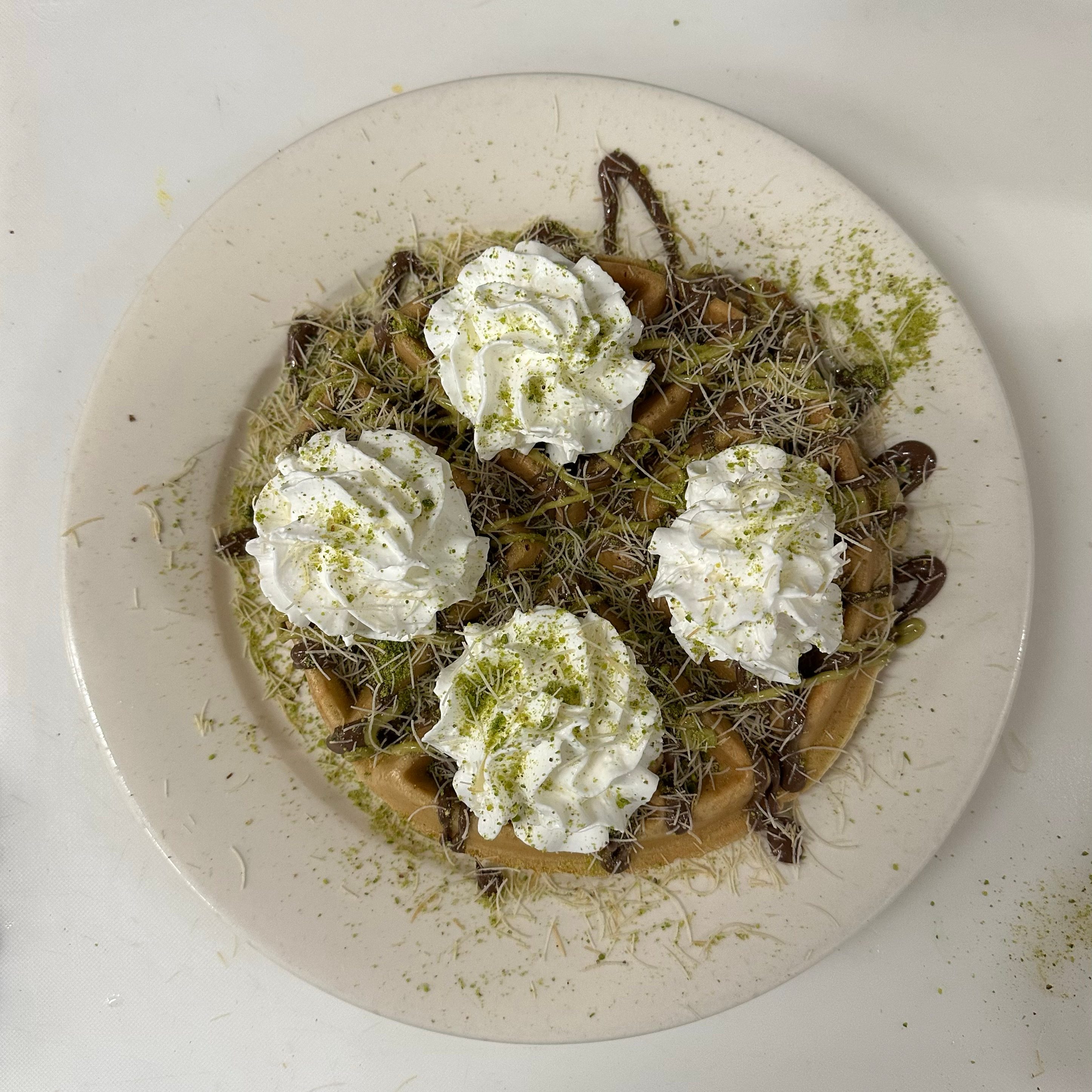 Dubai Chocolate Waffle.