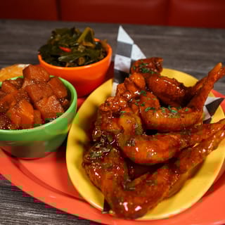 Fried Honey Hot Chicken Wings