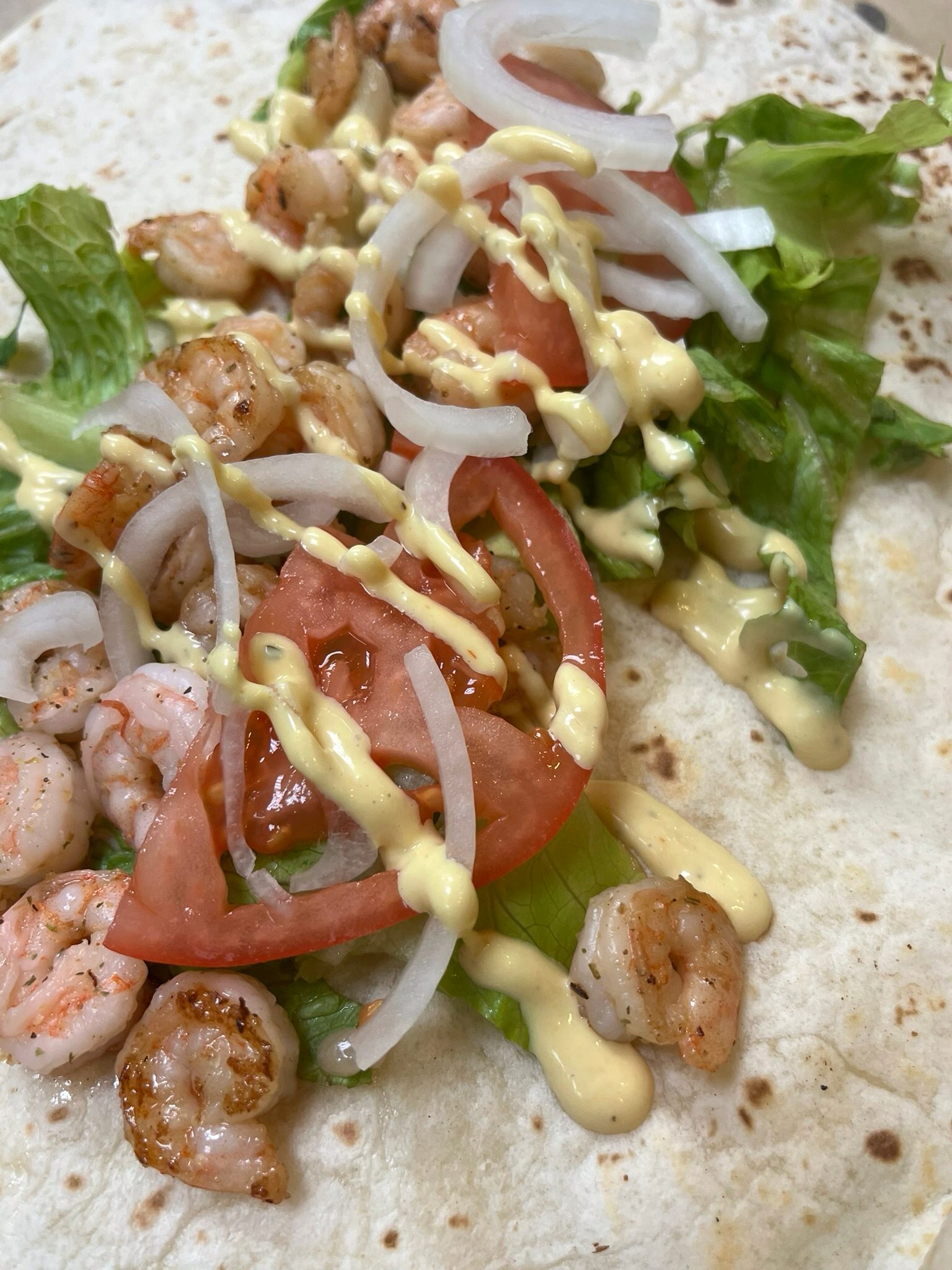 Shrimp Wrap.