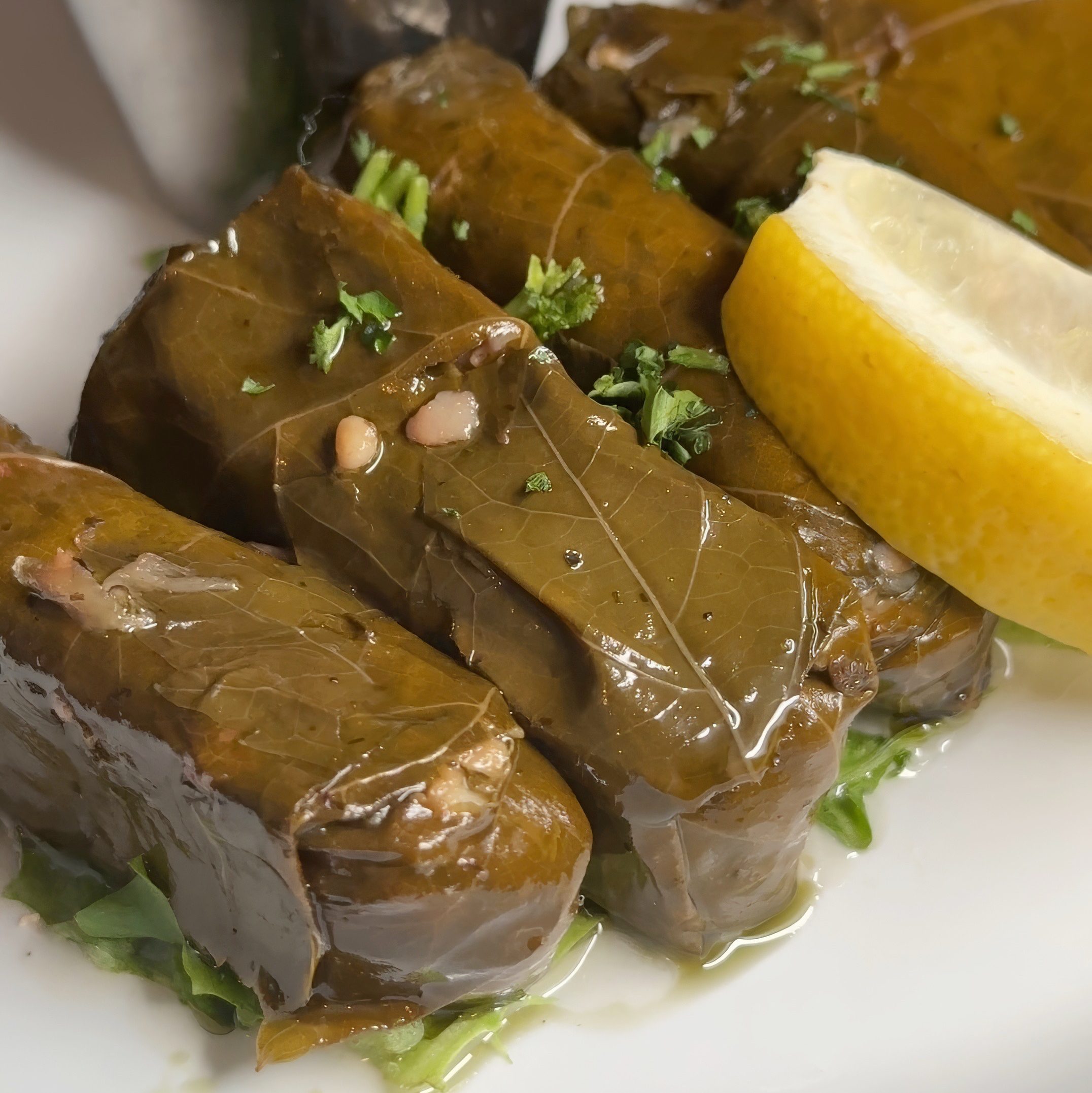 Dolmades.