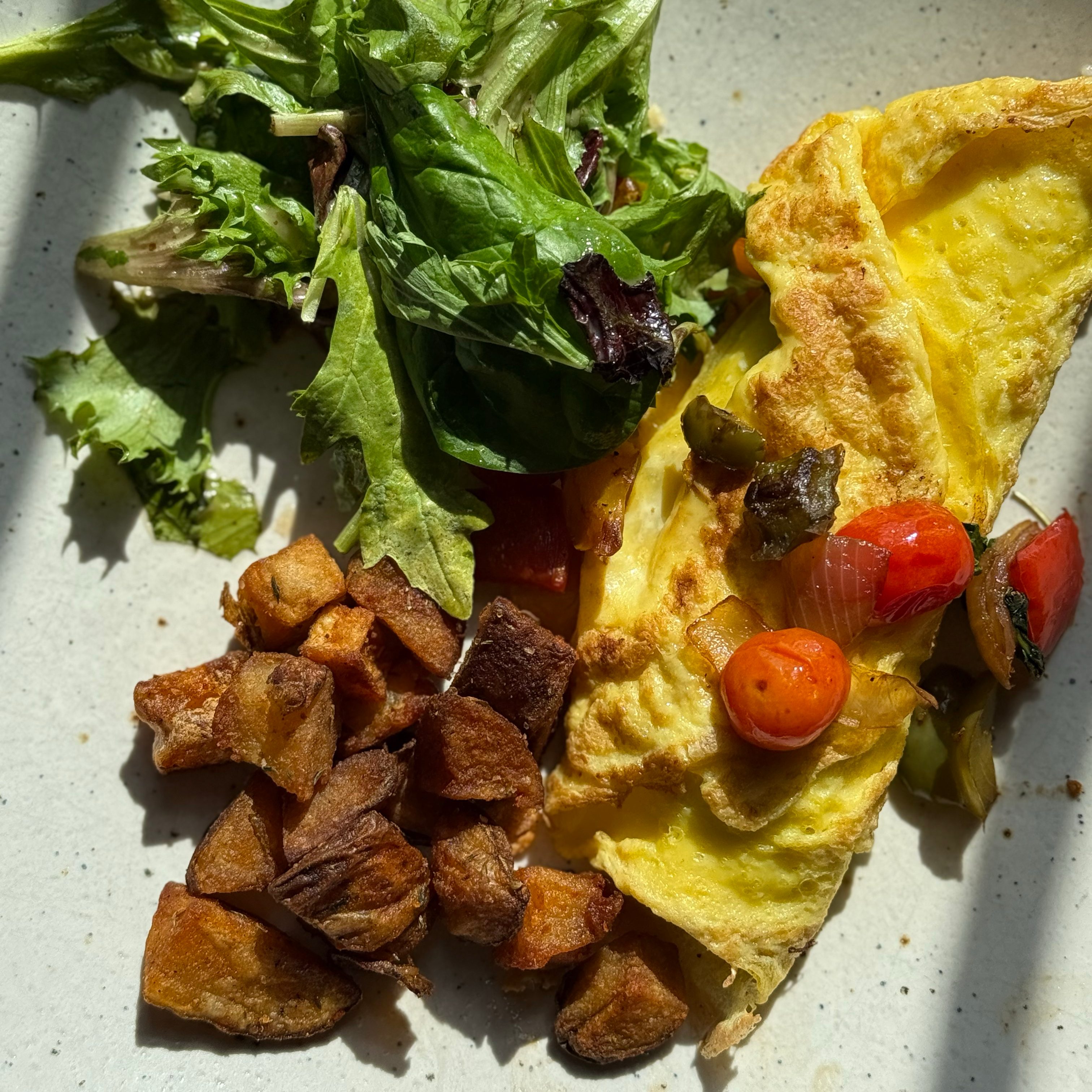 Veggie & Cheese Omelet.