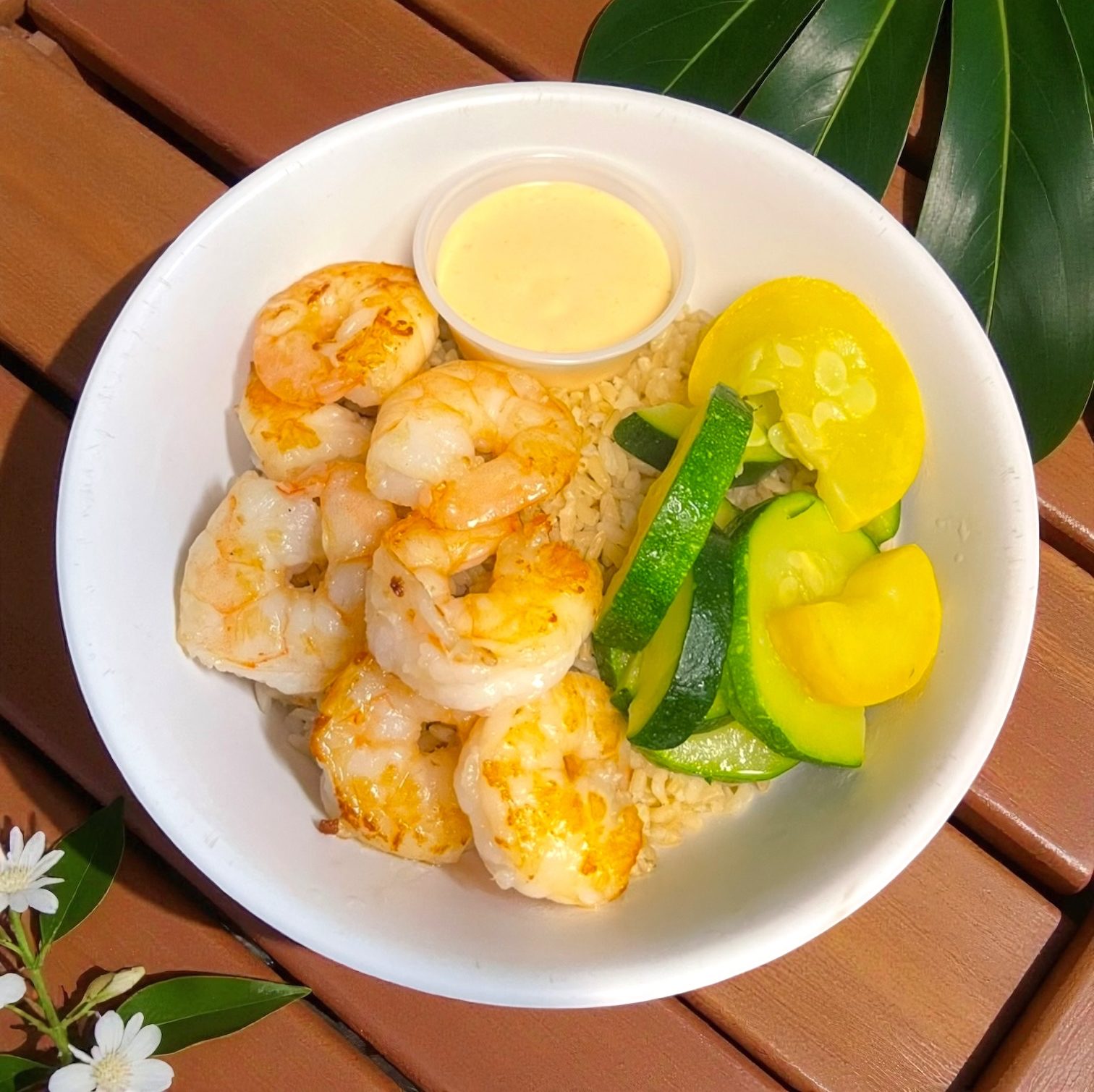 Mauna Kea Shrimp Bowl.