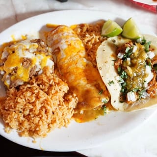 Carnitas Taco, Carnitas Enchilada Combo