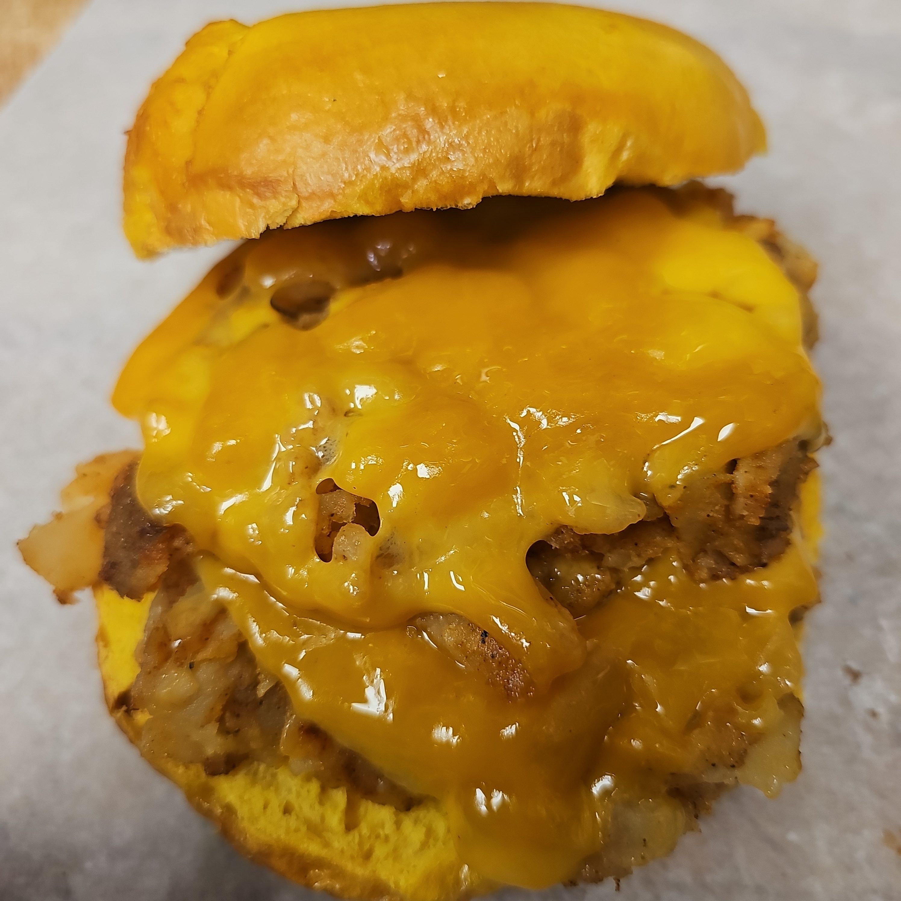 Potato & cheese melt.