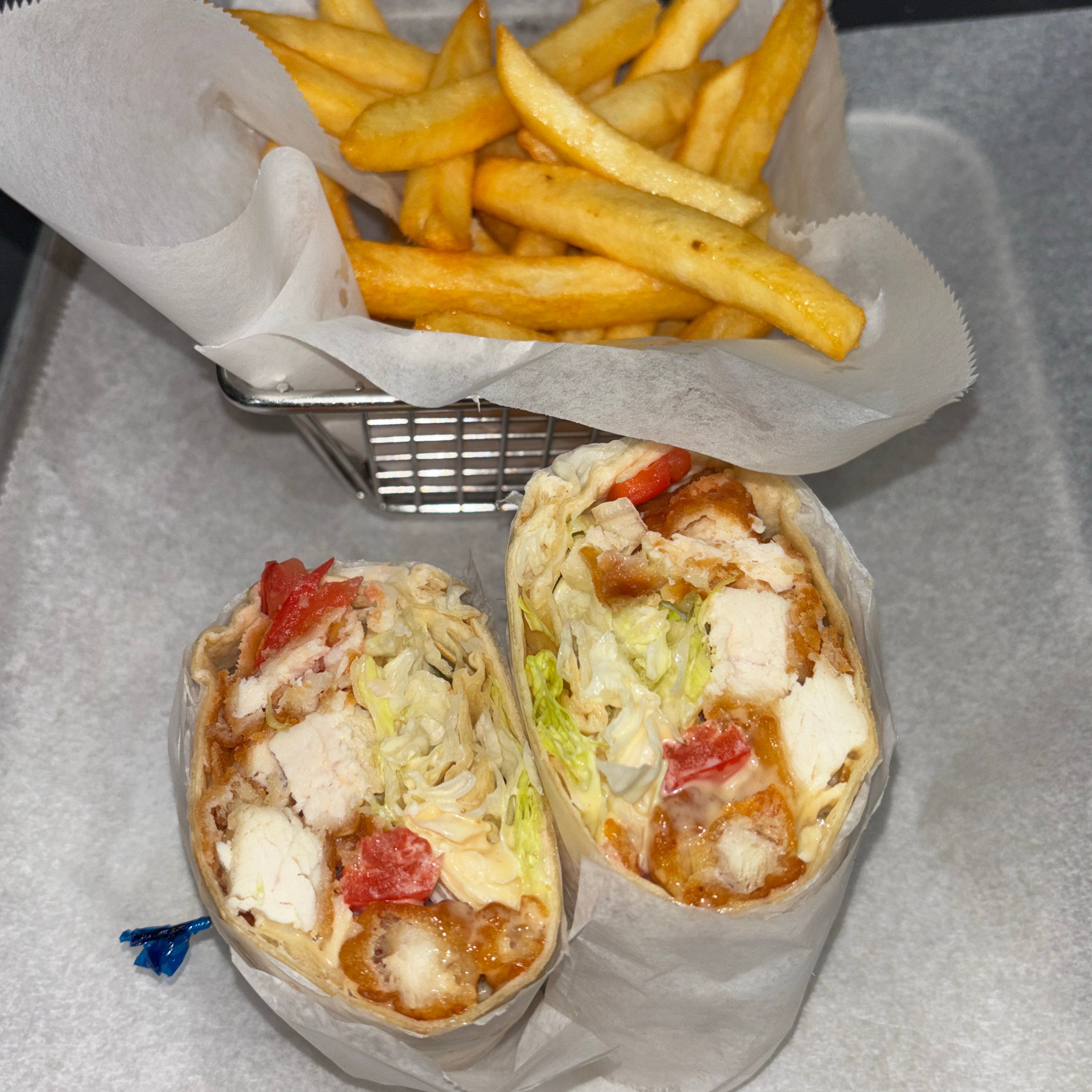 Chicken Tender Wrap.