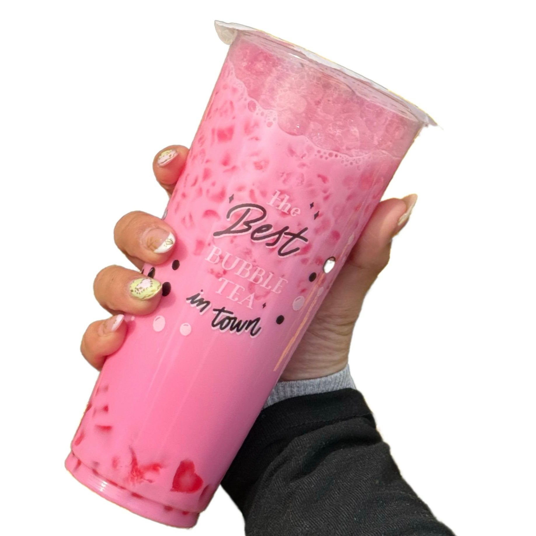 ICED PINK MILK.