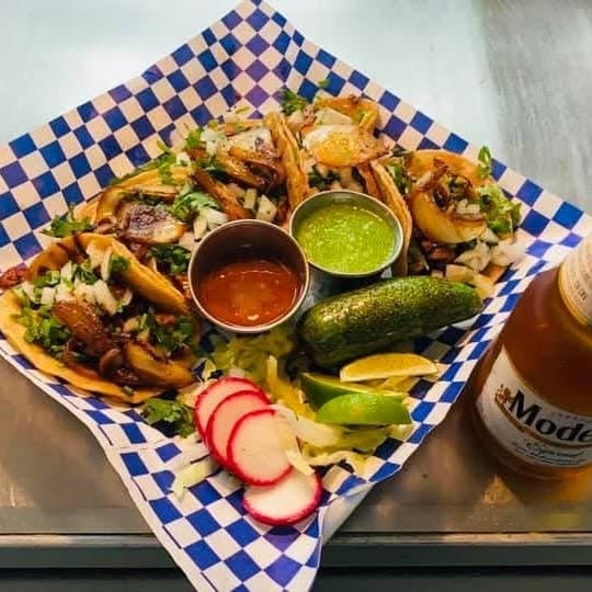Lengua (Tongue) Street Tacos.