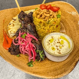 Swarma Spiced Steak Kebob