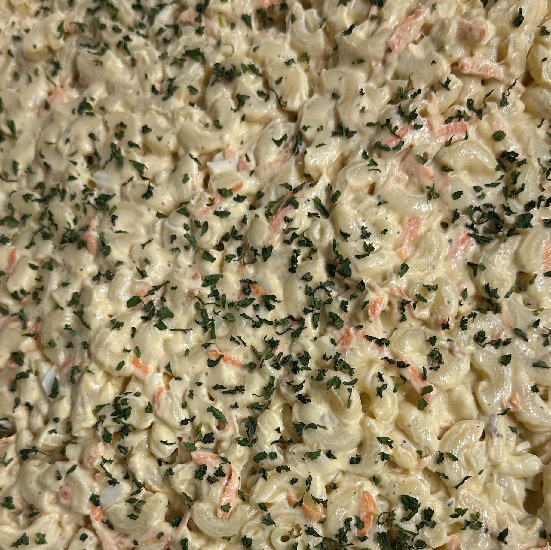 Mac Salad 1/2 Pan.