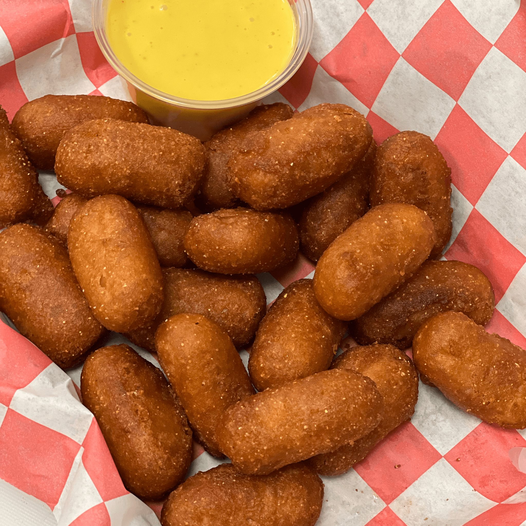 30 Mini Corn Dogs.