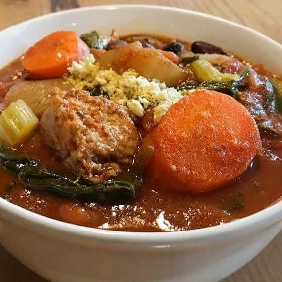 Sicilian Minestrone Soup.