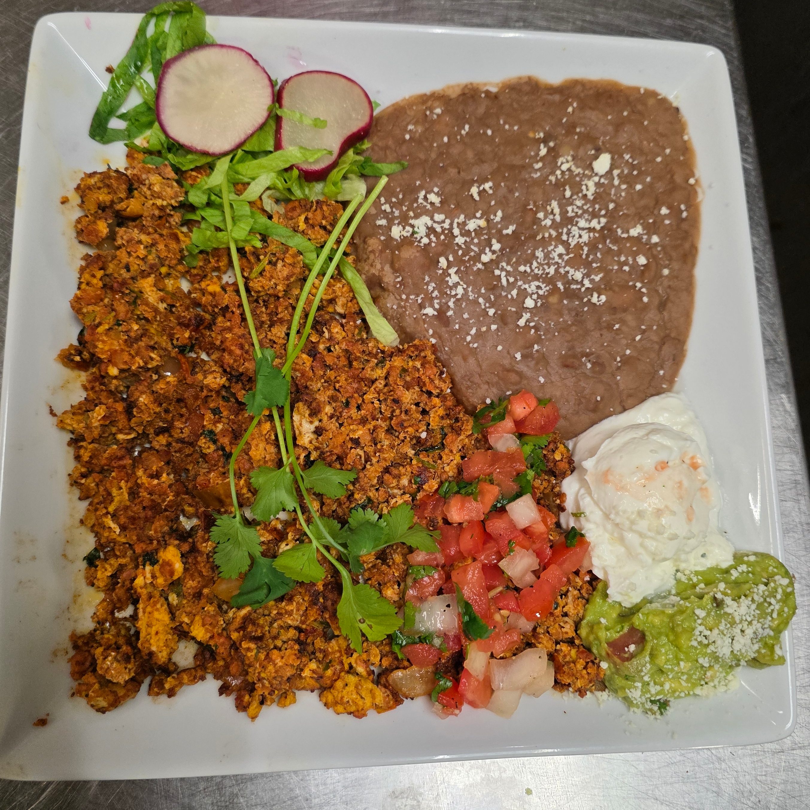 Chorizo con Huevo Plate.