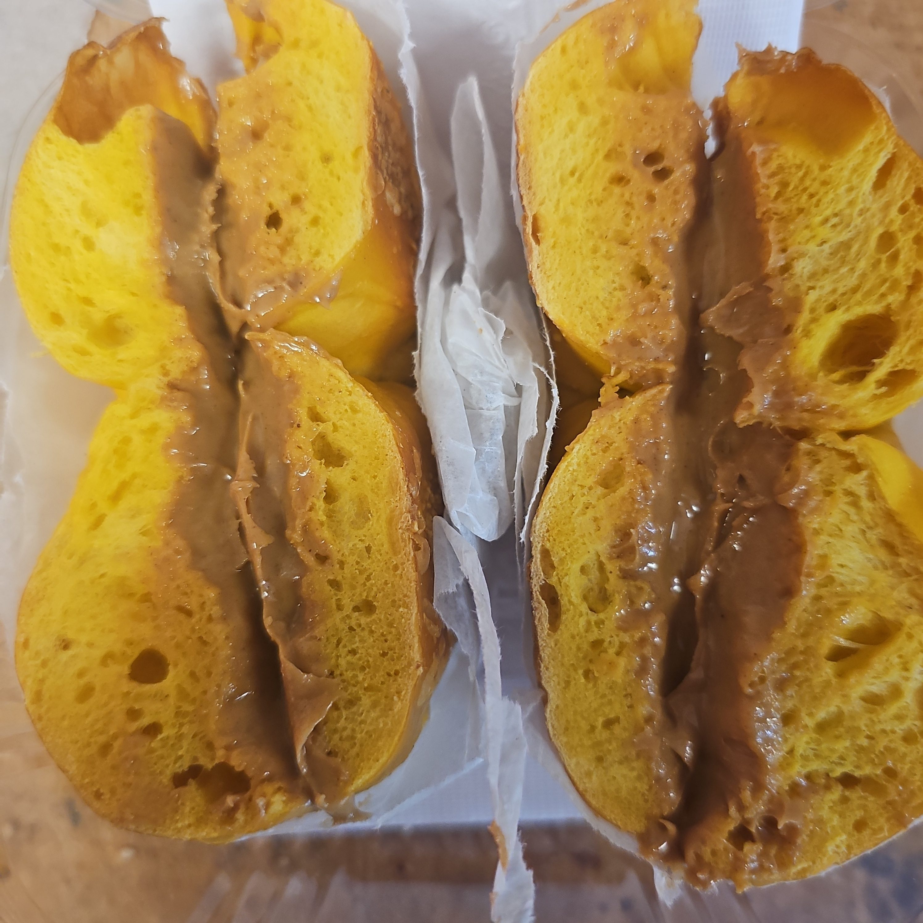 Bagel With Peanut Butter.